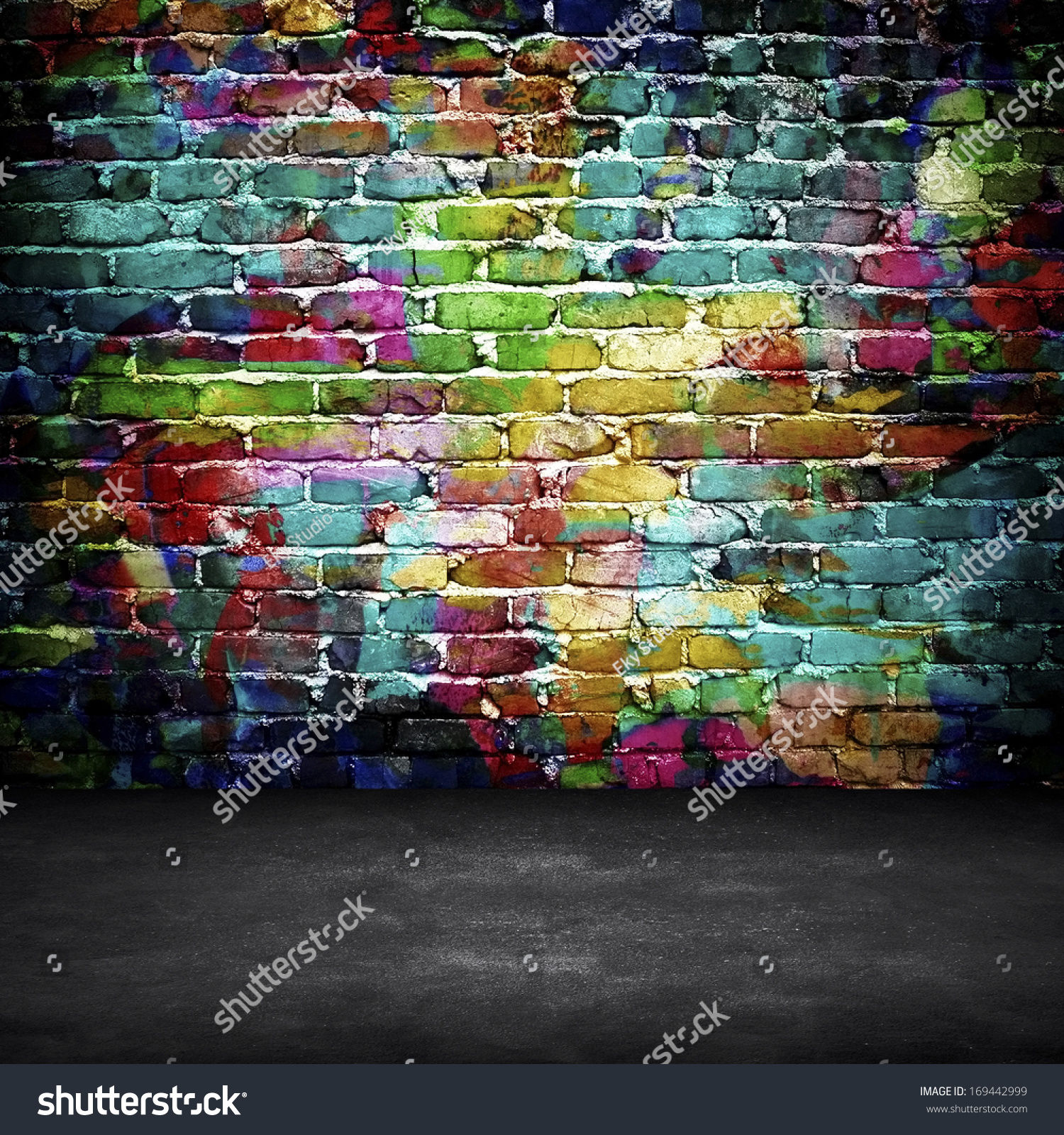 Wallpaper #77568 Graffiti Brick Wall Sublimation Clipart Png 21444163 Png