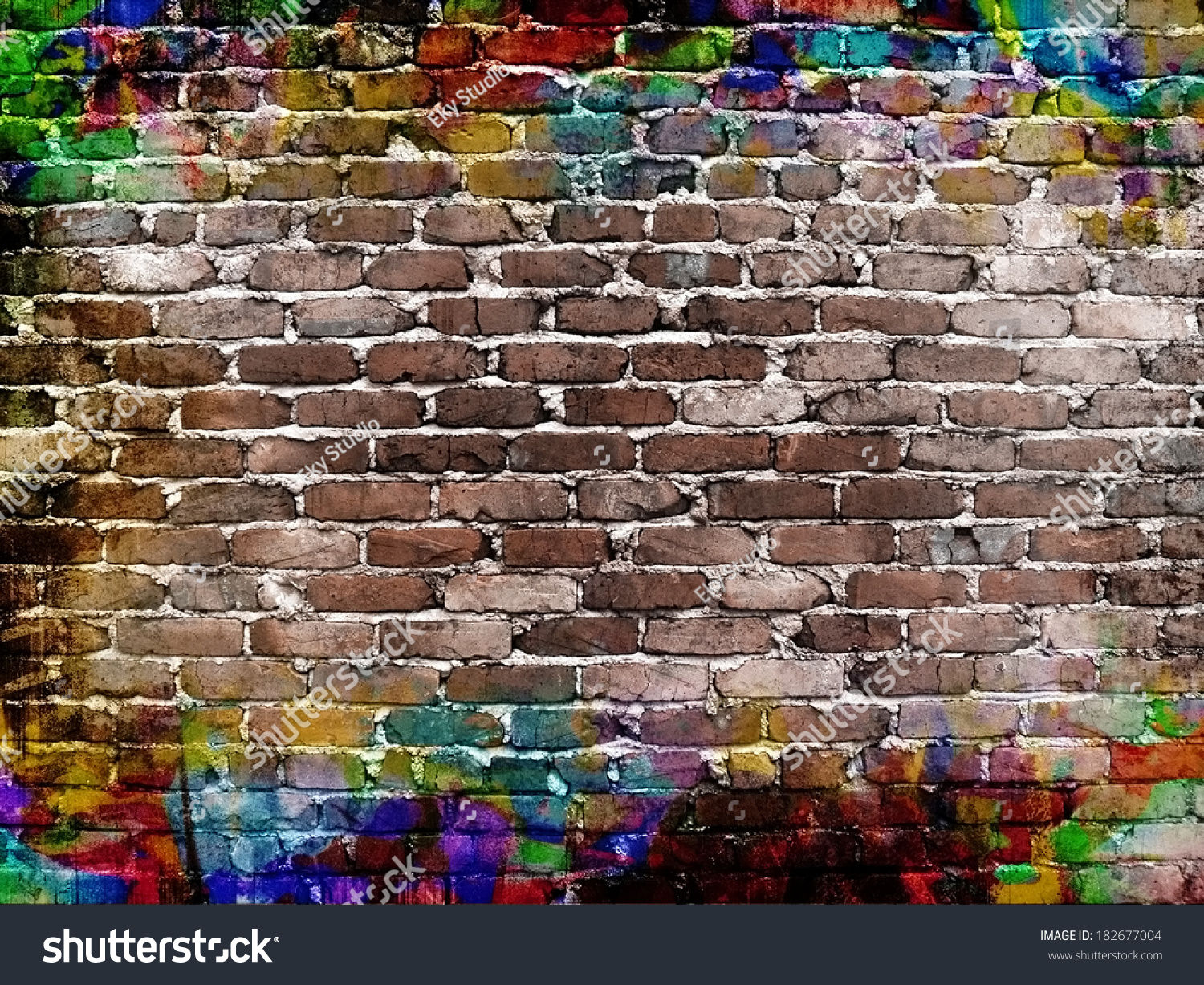 Wallpaper #77568 Graffiti Brick Wall Sublimation Clipart Png 21444163 Png