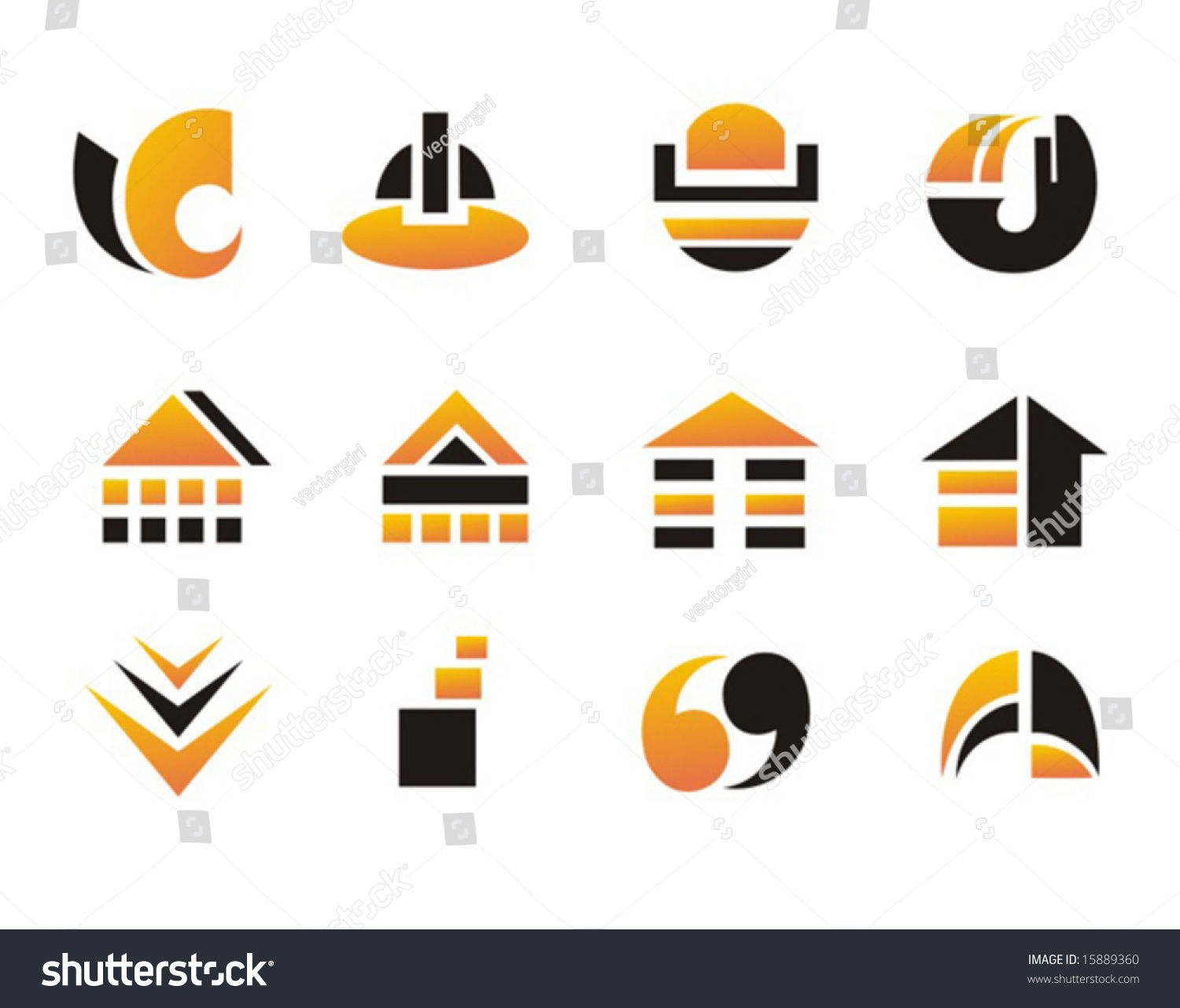 Wallpaper #uGdr8ZIBSpphPi3-MmsY62 Set of Logos or Design Elements Stock Vector Illustration 15889360