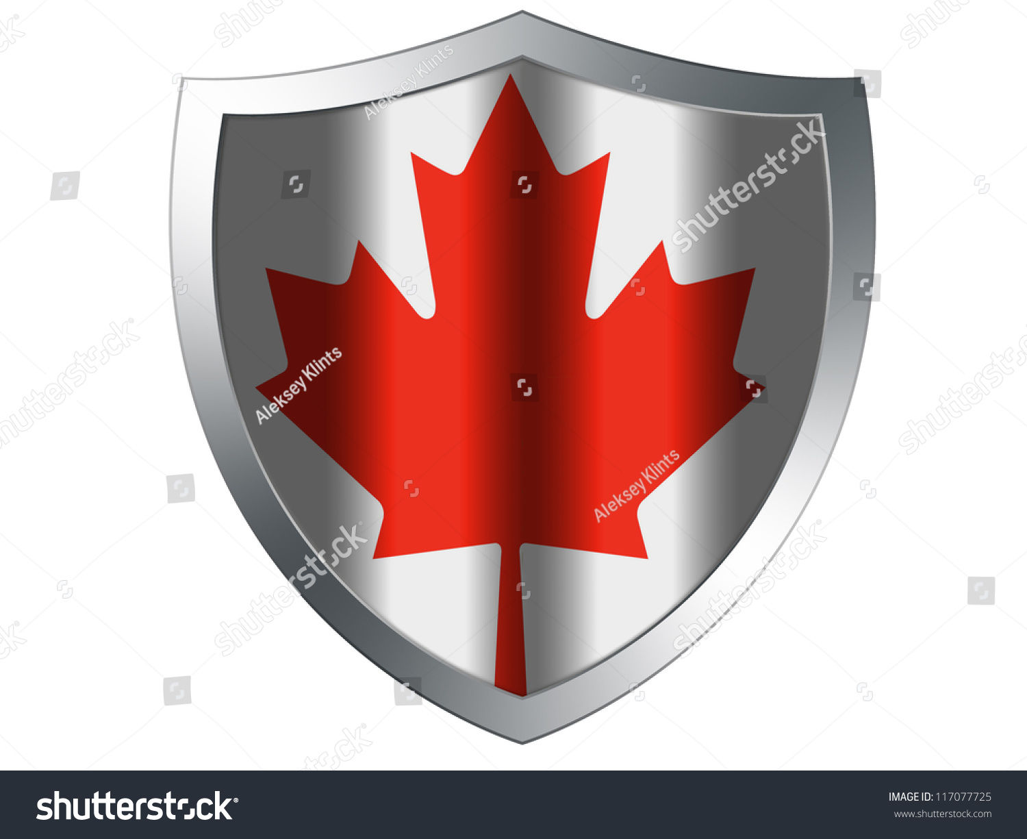 Wallpaper #yDEUNpMB5zzyi_yYZFhW232 The Canadian Flag Painted on Protection Shield Stock Photo 117077725