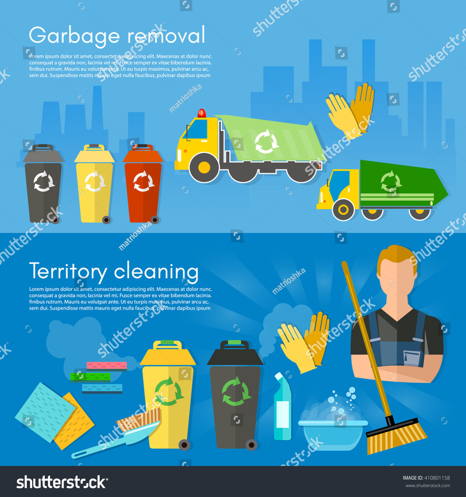 Wallpaper #pZ0LZZcBkAG5jTCH3rEj193 Garbage Collection Banner Garbage Sorting Scavenger Stock Vector
