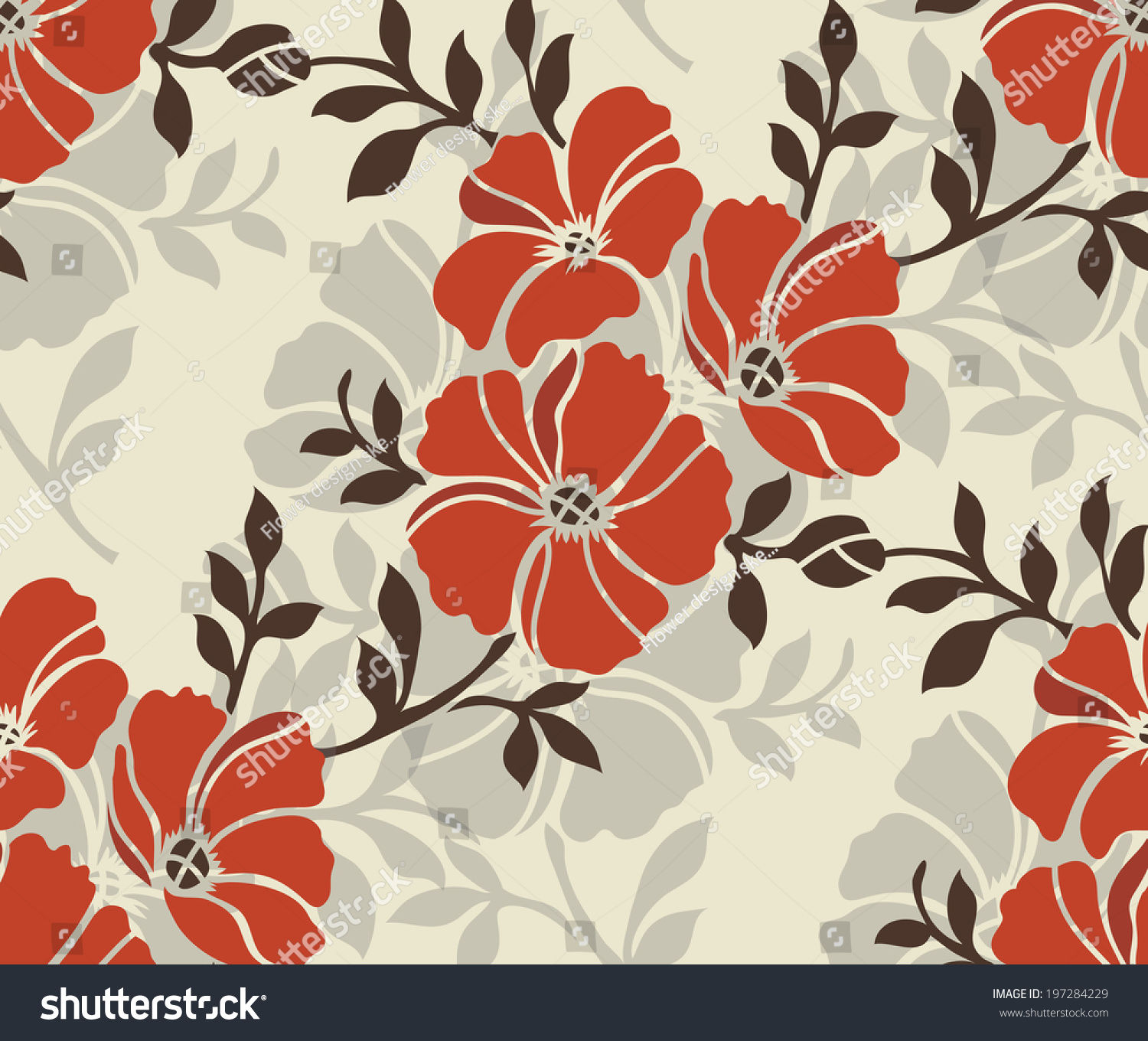 Wallpaper #4GdP9JIBSpphPi3-k3mn101 Seamless Pattern with Beautiful Flower Vector Illustration