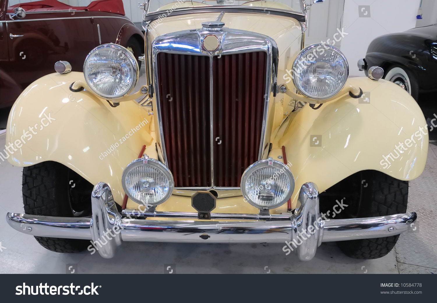 Wallpaper #SCzLSZMB0E1QgA7wqPTc39 Vintage Car Front View Stock Photo 10584778 Shutterstock