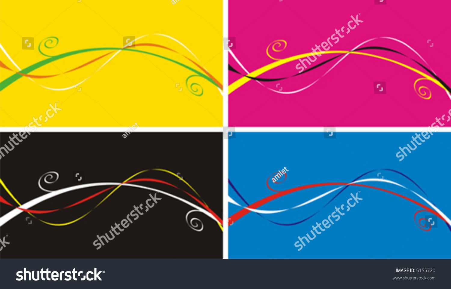 Wallpaper #MupXVZMBlwTYPL18cw3v243 Four Variants of a Background Yellow Pink Black and Blue Color with