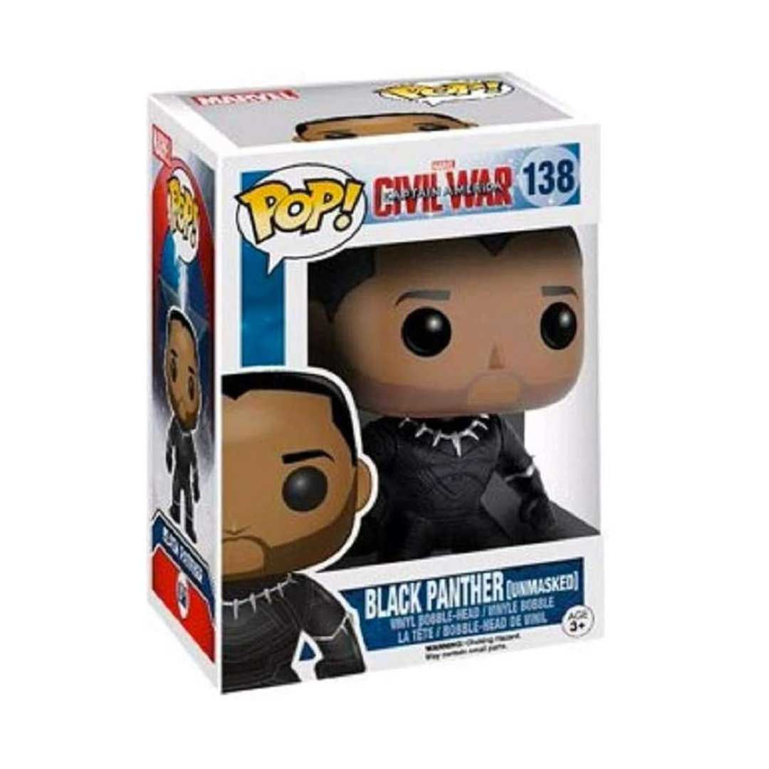 Wallpaper #_aV-OJMBVBiSkHCa5Y3h297 Marvel Funko Pop Vinyl 138 Civil War Black Panther Unmasked Geekvault