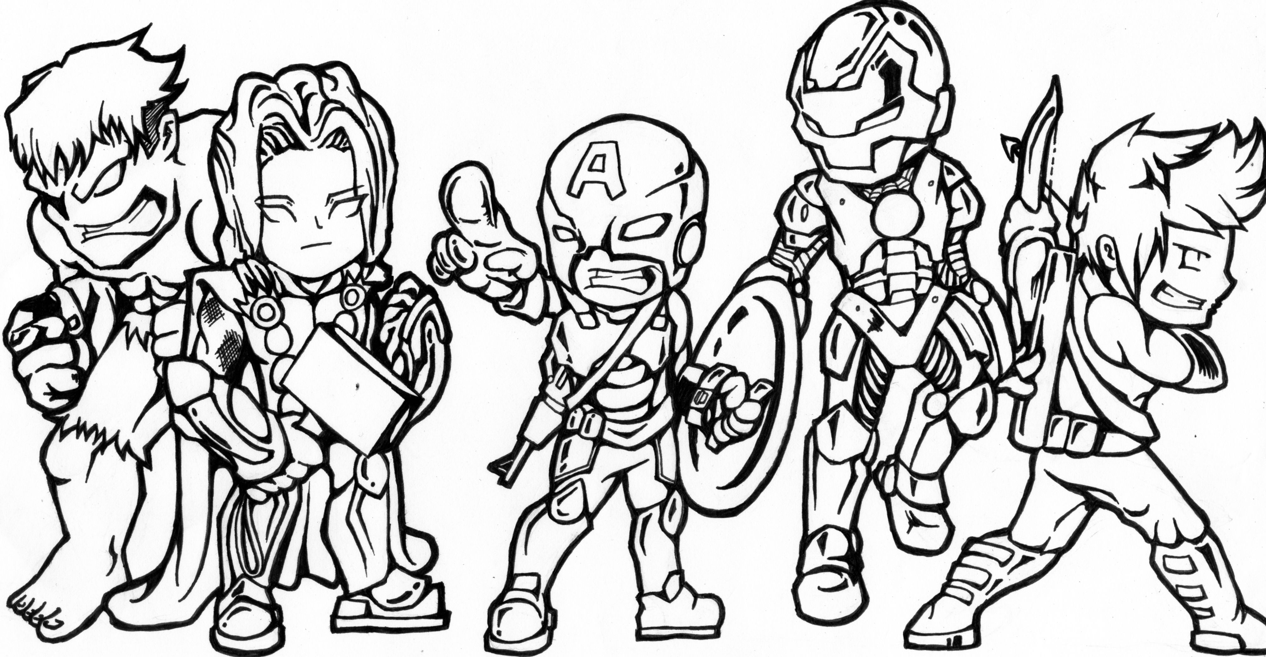 Wallpaper #kjEGNpMB5zzyi_yYplhx166 Avengers Chibi Version by Skulpin16 on Deviantart