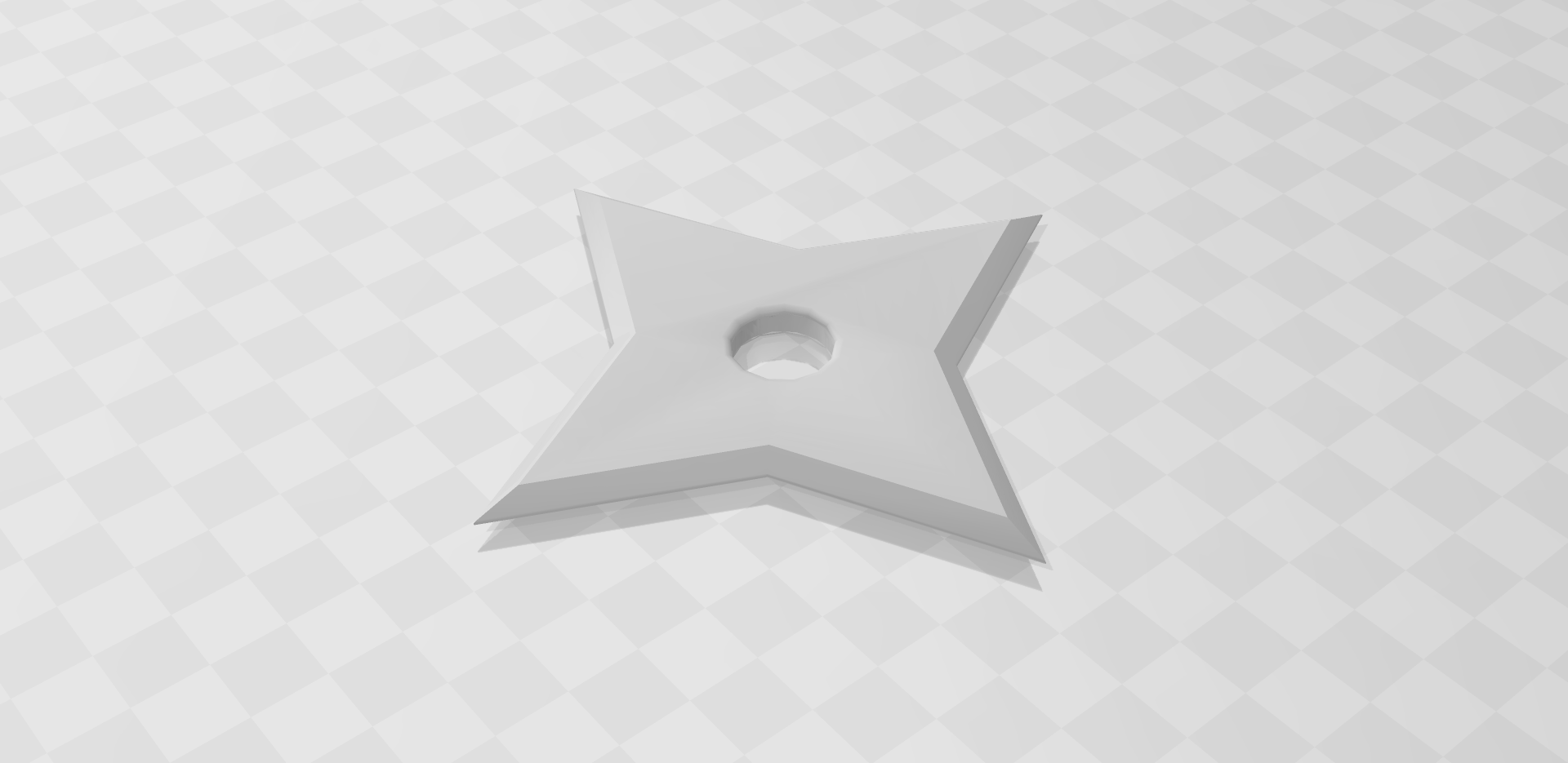 Wallpaper #N2euB5MBSpphPi3-8McL318 Four Pointed Ninja Shuriken by Isma Download Free Stl Model