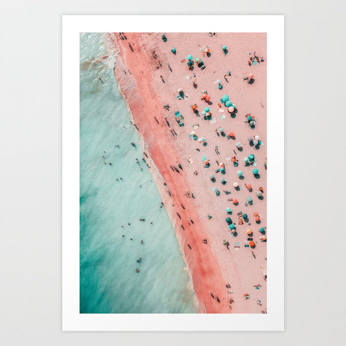Wallpaper #aLiA1pIBJvJKYCmEHd7H392 Aerial Beach Print Ocean Art Bondi Beach Beach Art Print Beach