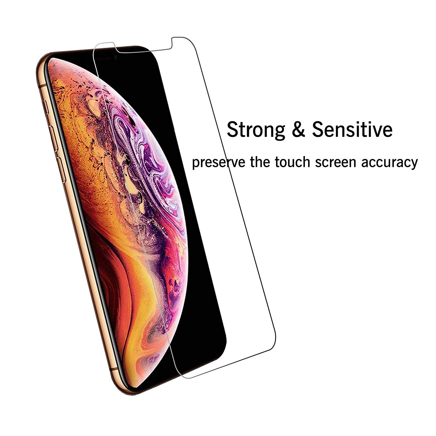 Wallpaper #sWf07JIBSpphPi3-5FU3274 9h Clear Tempered Glass Screen Protector 3 Pack for iPhone X Xr Xs Max