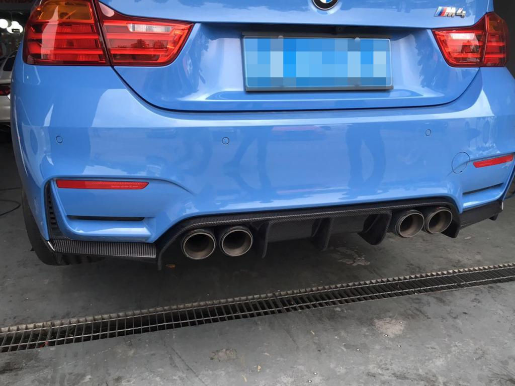 Wallpaper #lUB0MZMBJhL2WPbaFMZQ80 Carbon Fiber Rear Diffuser for BMW F80 M3 4door F82 M4 2door 2015 2016