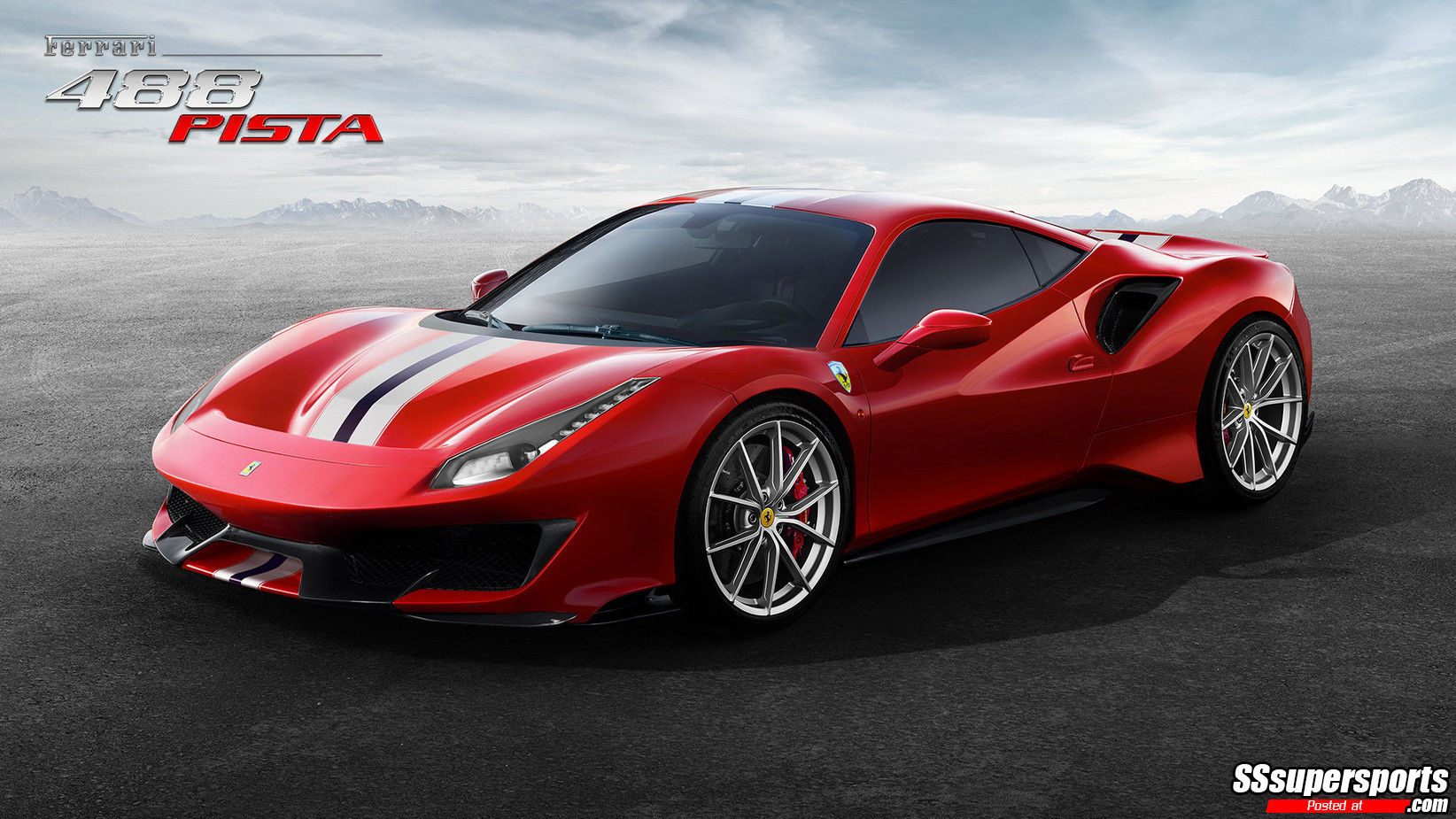 Wallpaper #MX3p9I4Bnwiau_P6ghEO45 3 Brand New Ferrari 488 Pista Front Side View Sssupersports