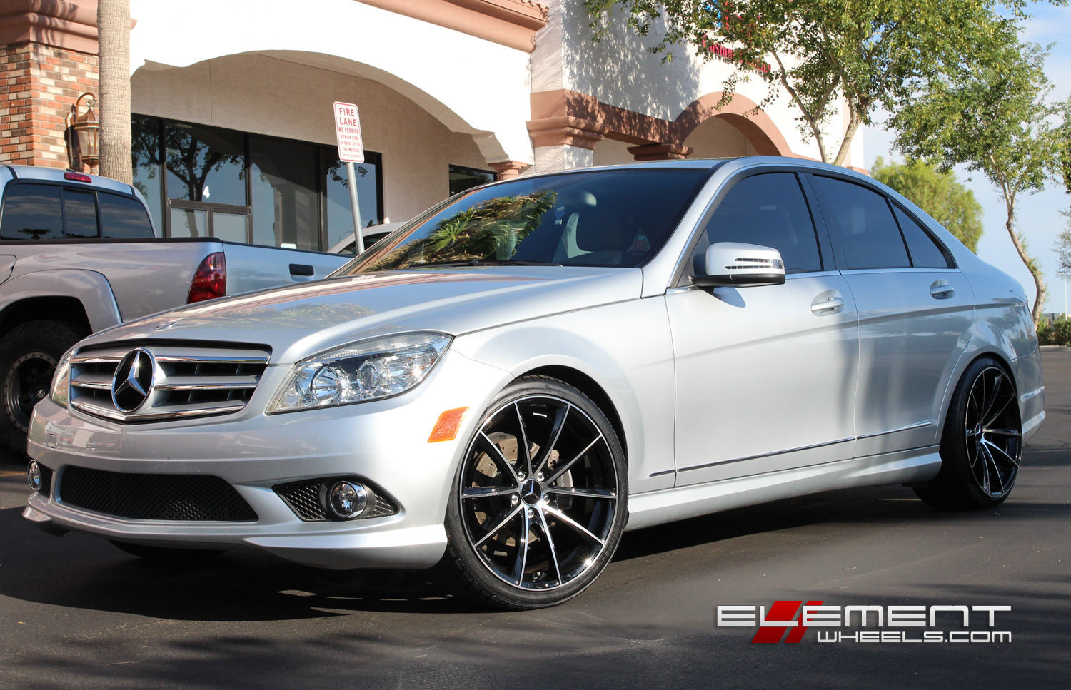 Wallpaper #_4f2MZMBPAdmKxa2CmIl283 Ace Convex Wheels Blackmachined on 2010 Mercedes C300 W Specs