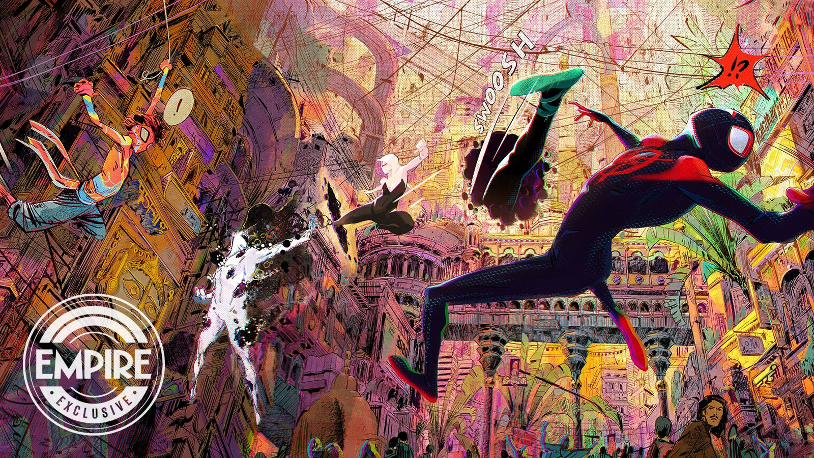 Wallpaper #K-o8V5MBlwTYPL18WxEs24 Spider Man Across the Spider Verse is Set Across Five New Universes