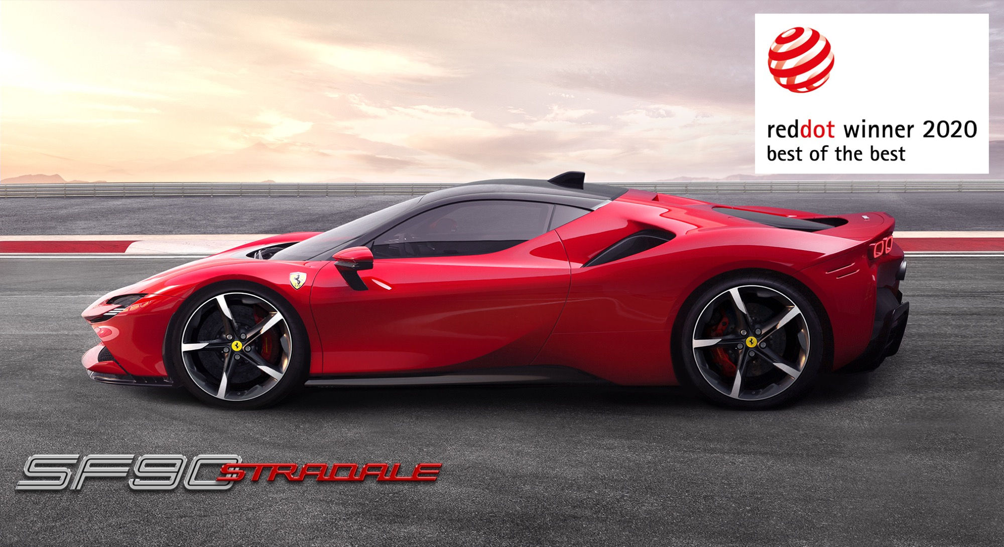 Wallpaper #EX1W8I4Bnwiau_P6AQYX16 Ferrari Sf90 Stradale Si Aggiudica Il Red Dot Best of the Best Award