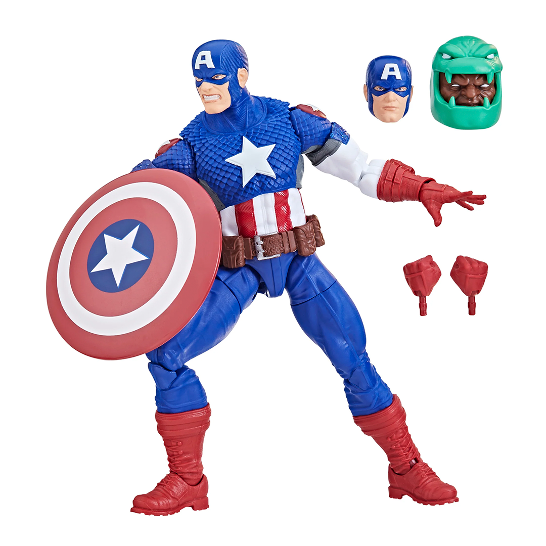 Wallpaper #b0UCqY4B7YBJg1BVrac526 Marvel Legends Ultimate Captain America Robot Negro