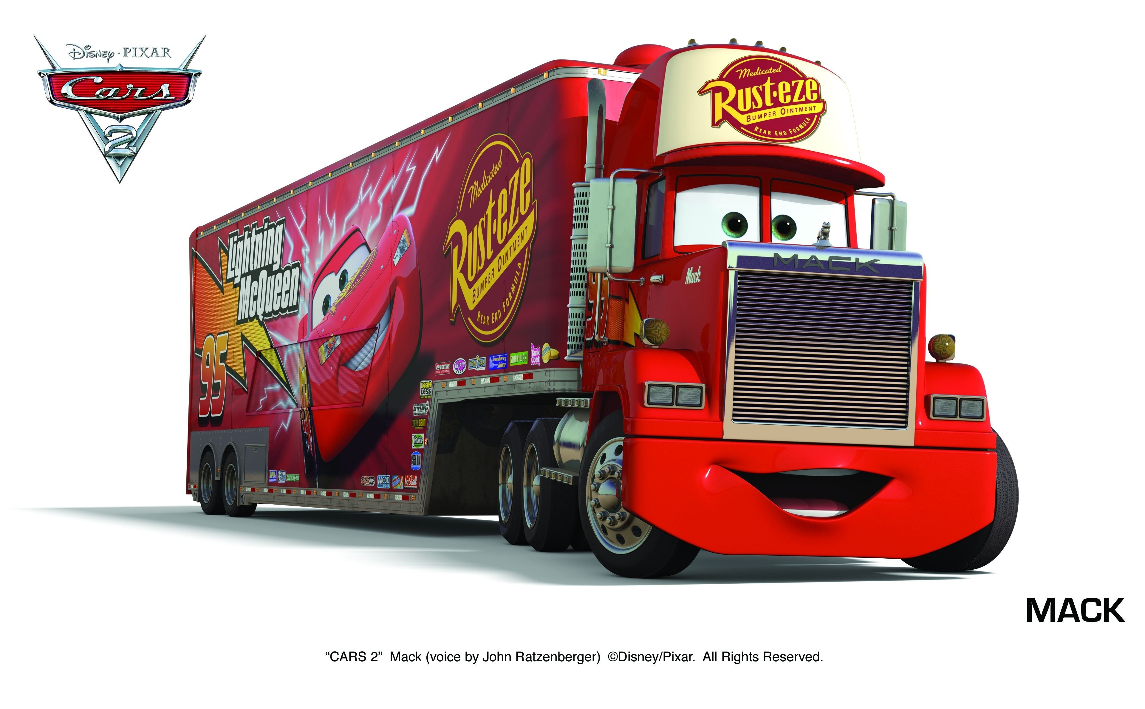 Wallpaper #813BE Mack the Truck from Disney Pixars Movie Cars Desktop Wallpaper