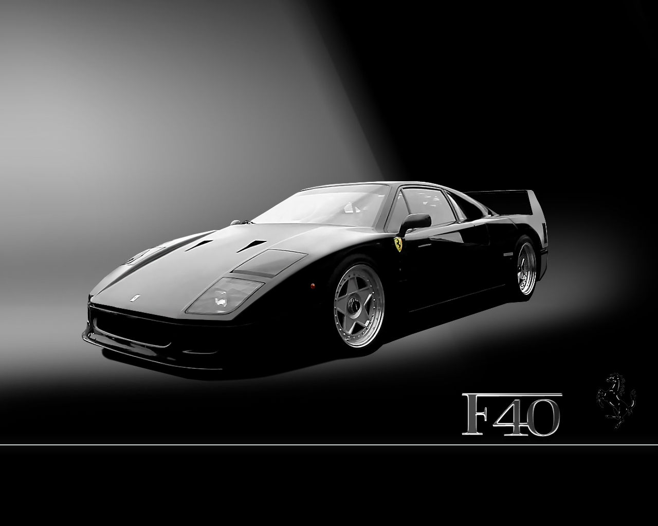 Wallpaper #KkCMMZMBJhL2WPba2Mcc231 Ferrari F40 HD Wallpaper Black 1280x1024 Wallpaper Teahubio