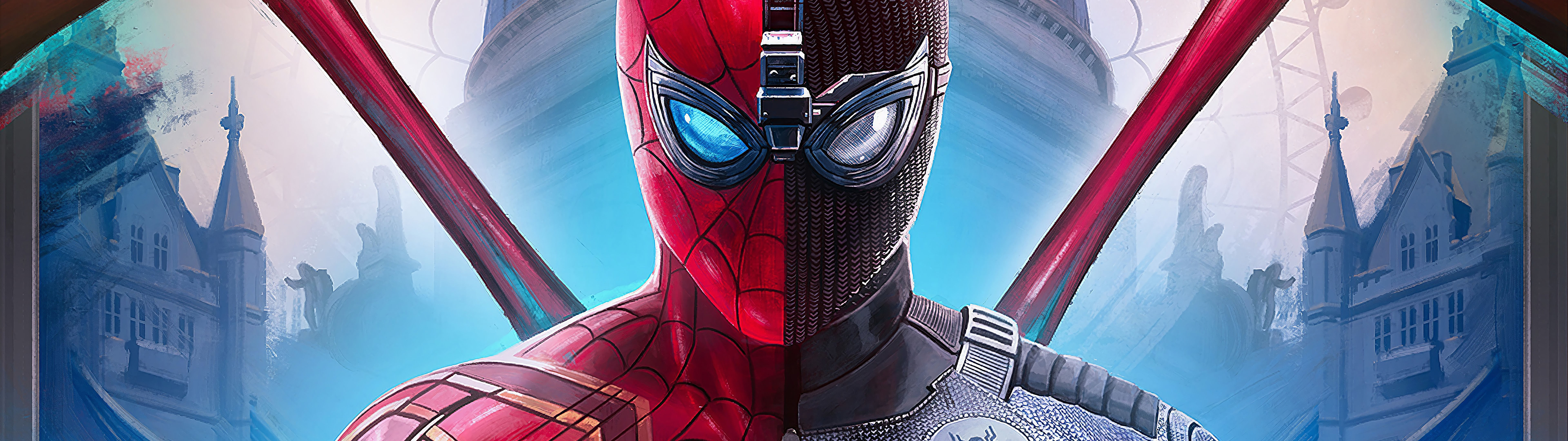 Wallpaper #T2dJDZMBSpphPi3-KuT-136 Spider Man Far from Home Iron Spider Stealth Suit Spider Man Far