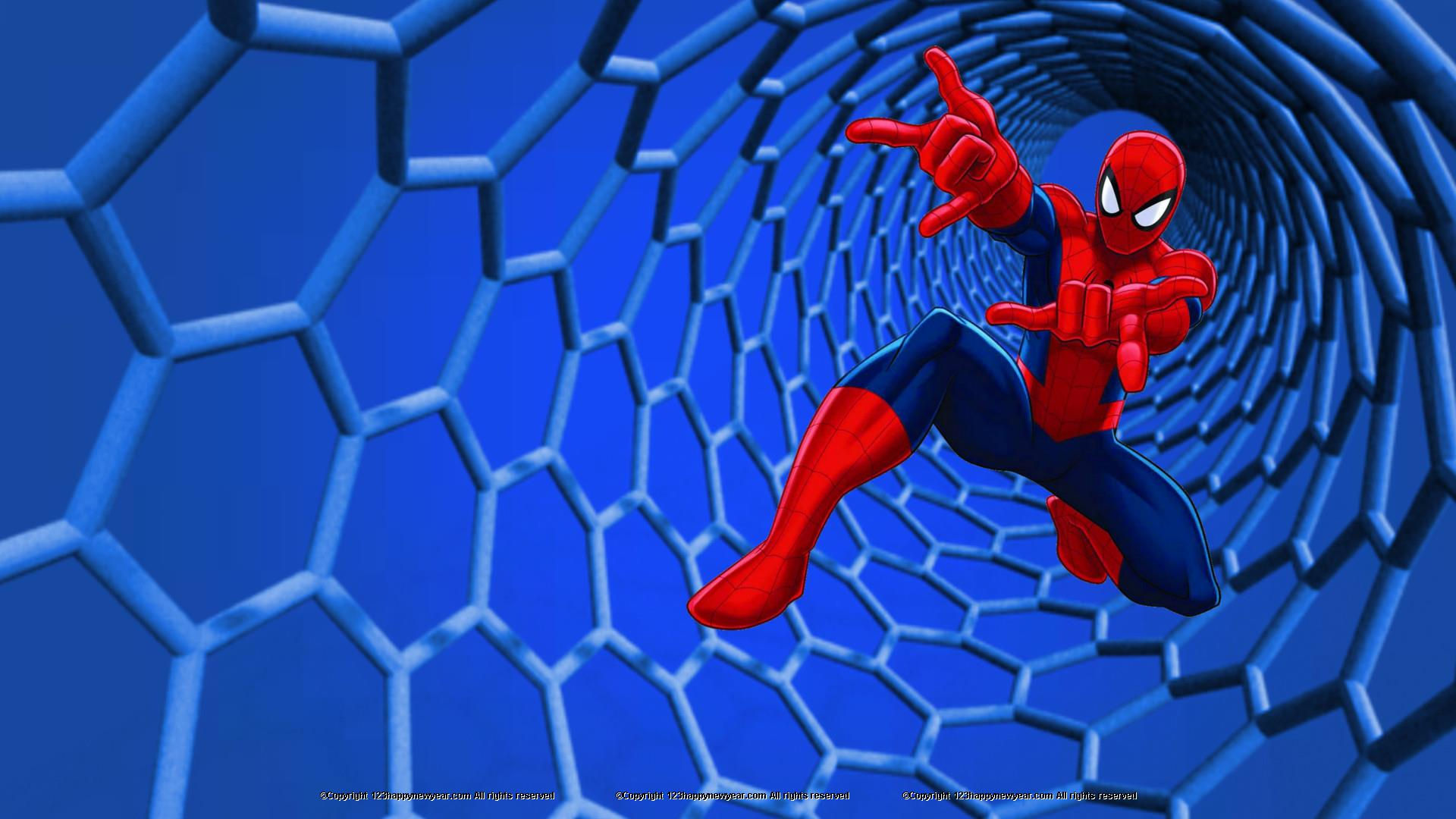 Wallpaper #mxmQOo8BtGB6xQ78yq3q35 Spiderman 3D HD Background 1920x1080 Wallpaper Teahubio