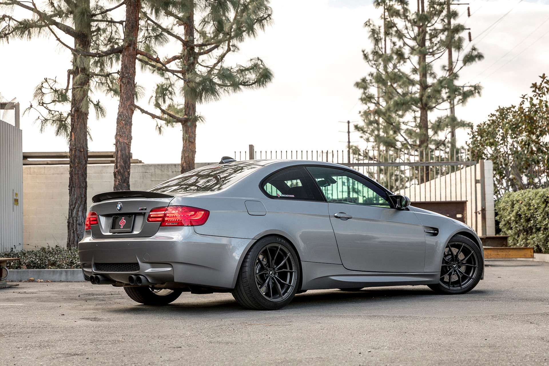 Wallpaper #DkBhMJMBJhL2WPbausHr114 Space Gray E92 Bw M3 with Vorsteiner Wheels Installation by Supreme