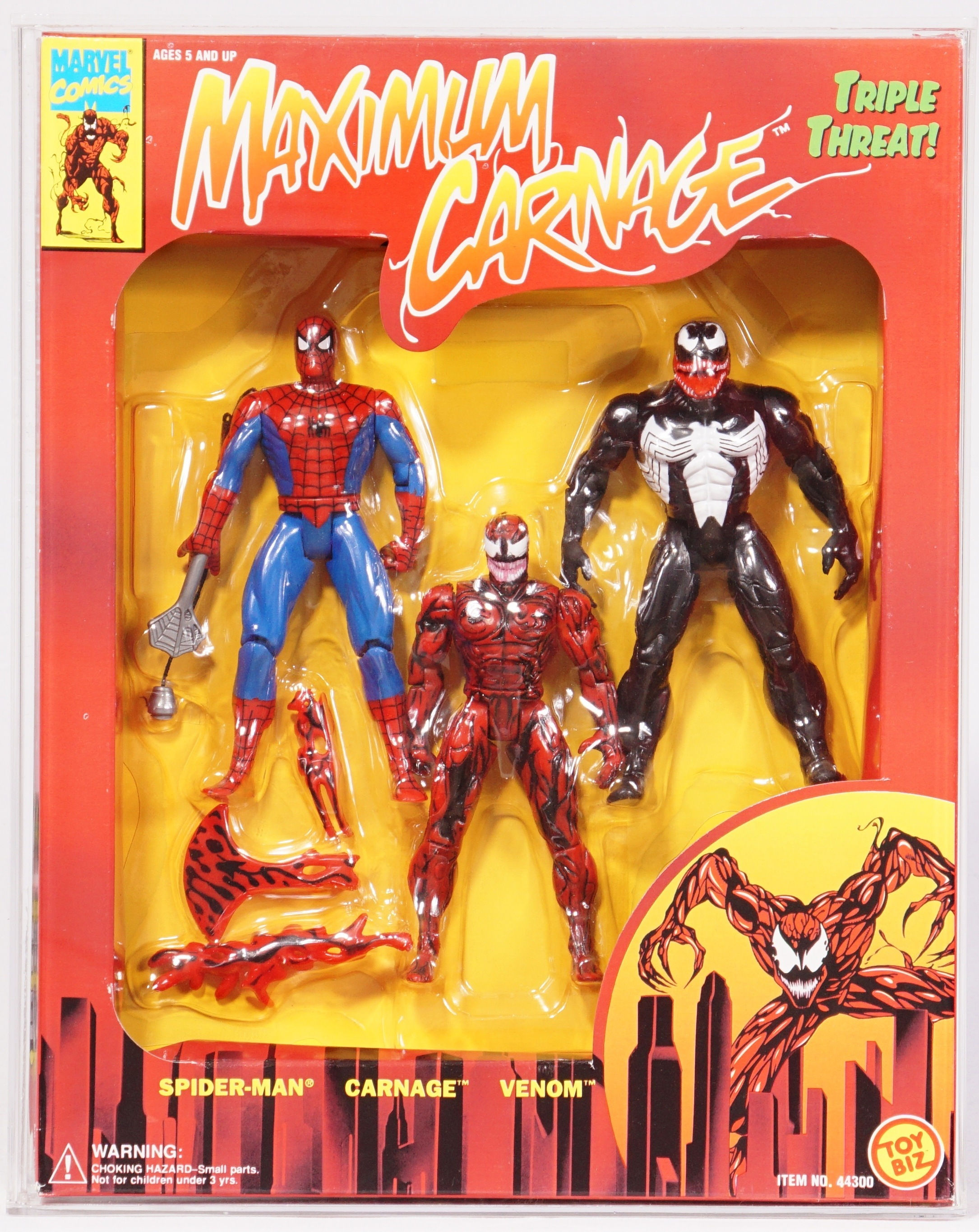 Wallpaper #1R2JLZMBlOZrFDOkWtAk192 1994 Toy Biz Spider Man 3 Pack Boxed Action Figures Maximum Carnage