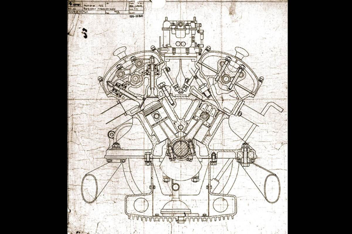 Wallpaper #zmgmF5MBSpphPi3-Qg33235 Ferrari V12 Engine Blueprints