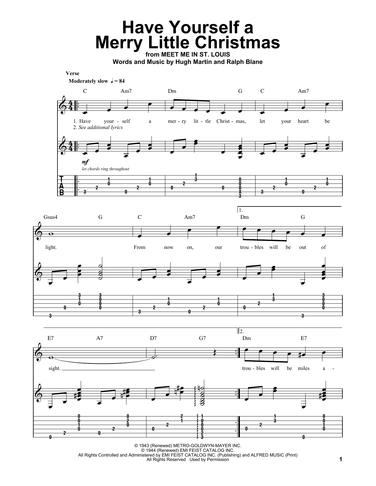 Wallpaper #vDGxNZMB5zzyi_yYmFdh171 Have Yourself a Merry Little Christmas by Hugh Martin Sheet Music for