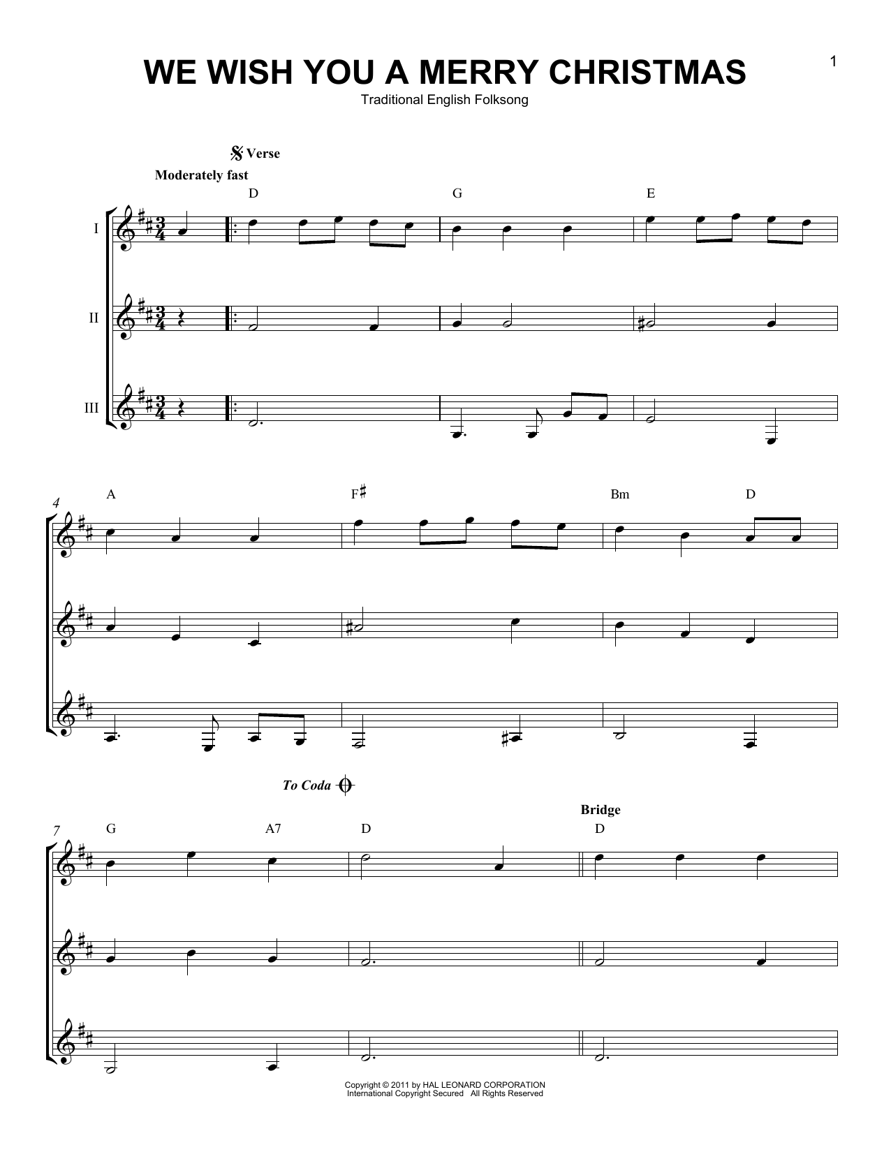 Wallpaper #vDGxNZMB5zzyi_yYmFdh85 We Wish You a Merry Christmas by Christmas Carol Sheet Music for Guitar