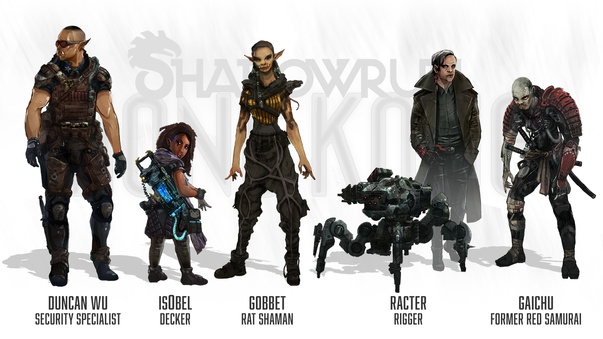 Wallpaper #CR0kLJMBlOZrFDOkVspV177 Shadowrun Hong Kong Full Crew Lineup Wallpaper Rshadowrunreturns