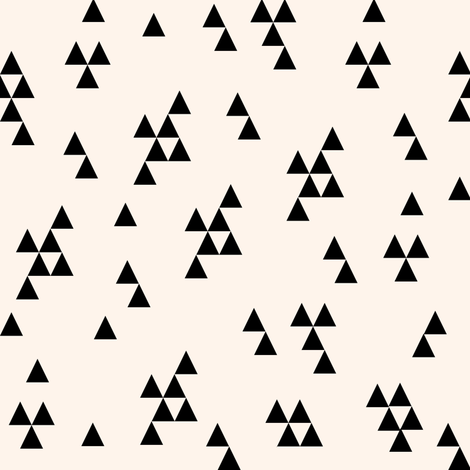 Wallpaper #Dbiz25IBJvJKYCmE9fje146 Simple Triangle Cream and Black Kids Baby Nursery Simple Triangles