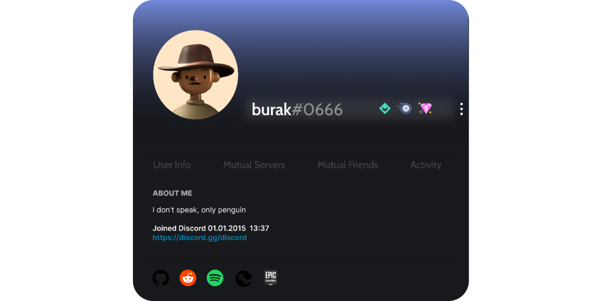 Wallpaper #GGg1GpMBSpphPi3-_hvw77 Discord User Profile Figma Community