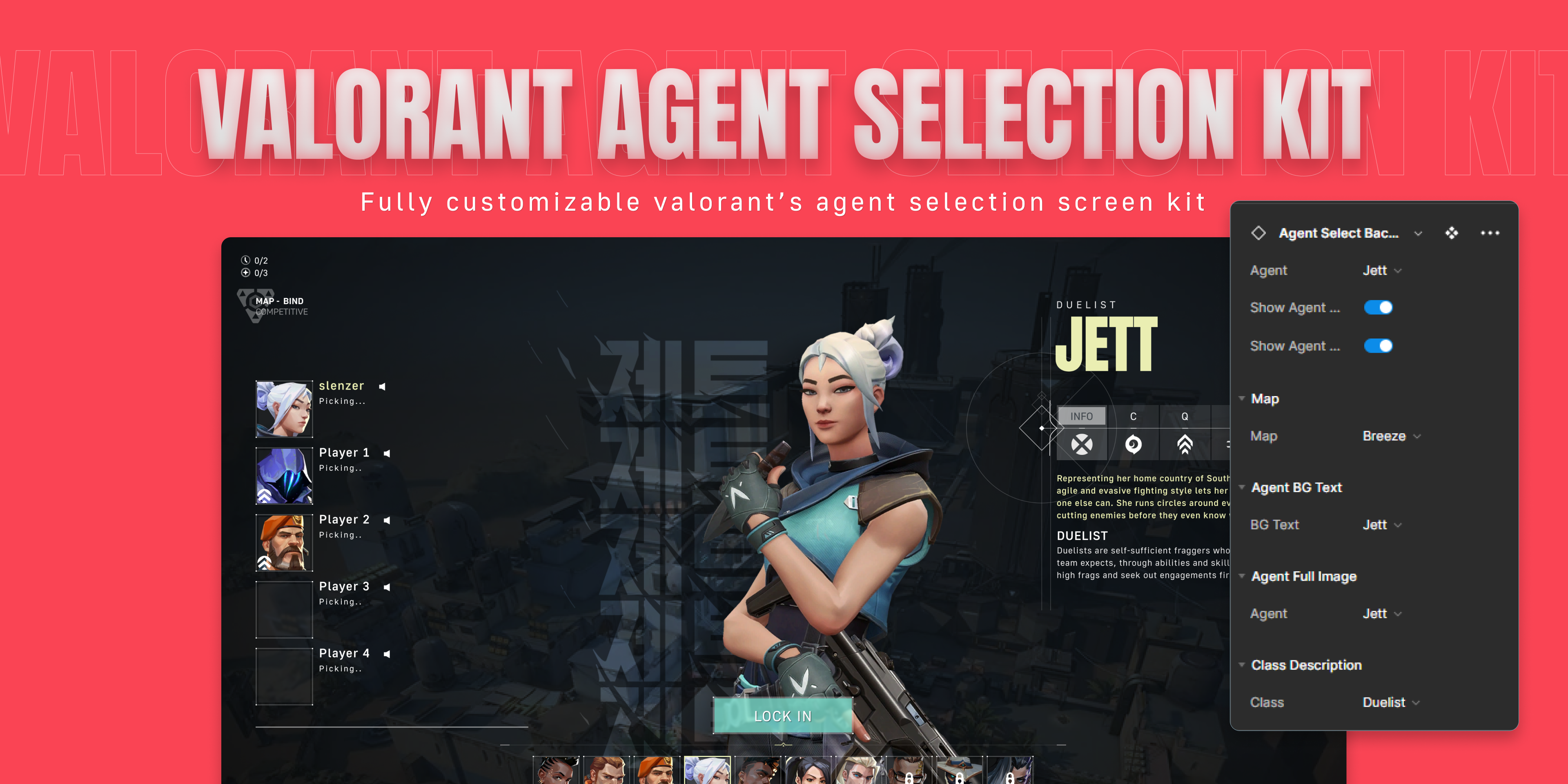 Wallpaper #H2d76ZIBSpphPi3-yEJ_10 Valorant Agent Select Screen Kit Figma