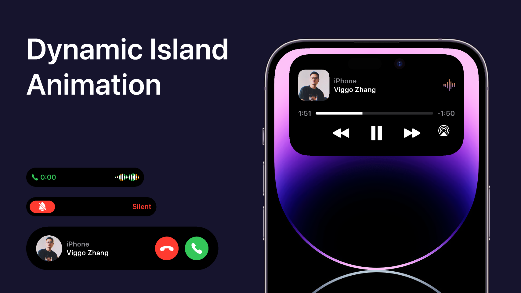 Wallpaper #TUYHn5cBh-zKMCtLfWCB91 Dynamic Island Animation for iPhone 14 Pro Figma