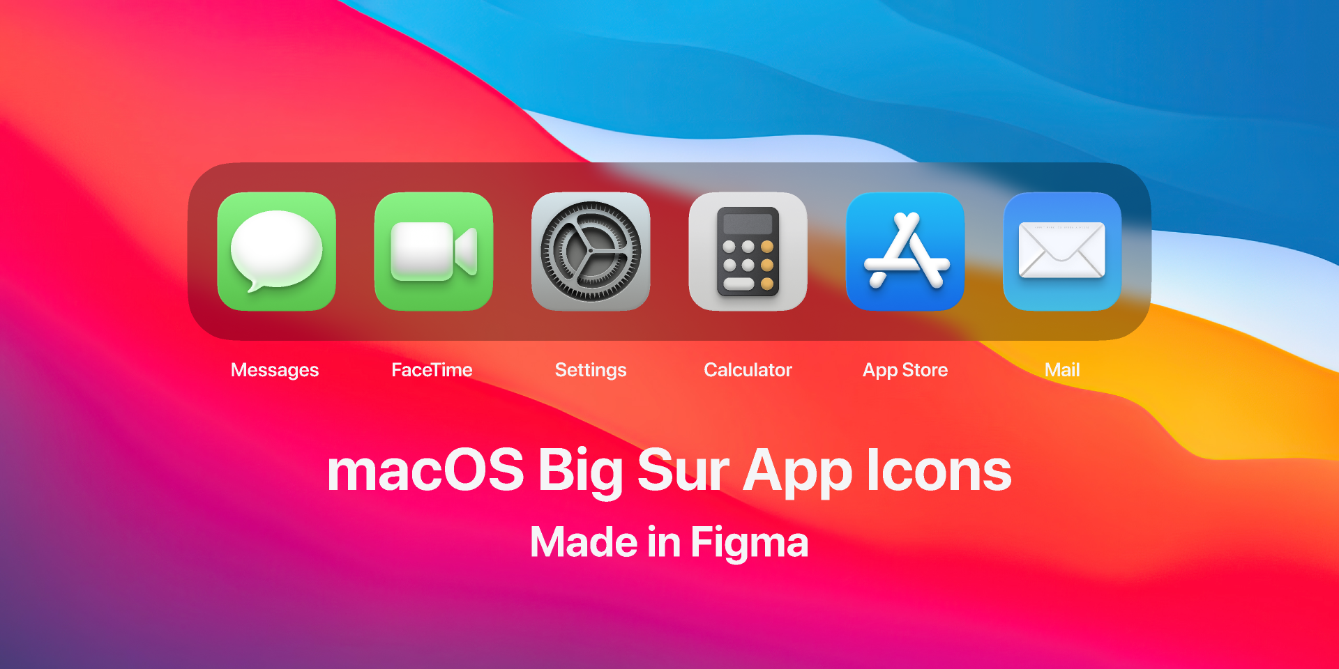 Wallpaper #TBkXN48BtGB6xQ78r6Wl43 Macos Big Sur App Icons Figma Community