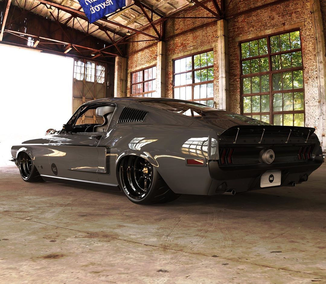Wallpaper #4WfD-JIBSpphPi3-3IrB270 Artist Renders Wicked Looking Classic Twin Turbo Ford Mustang