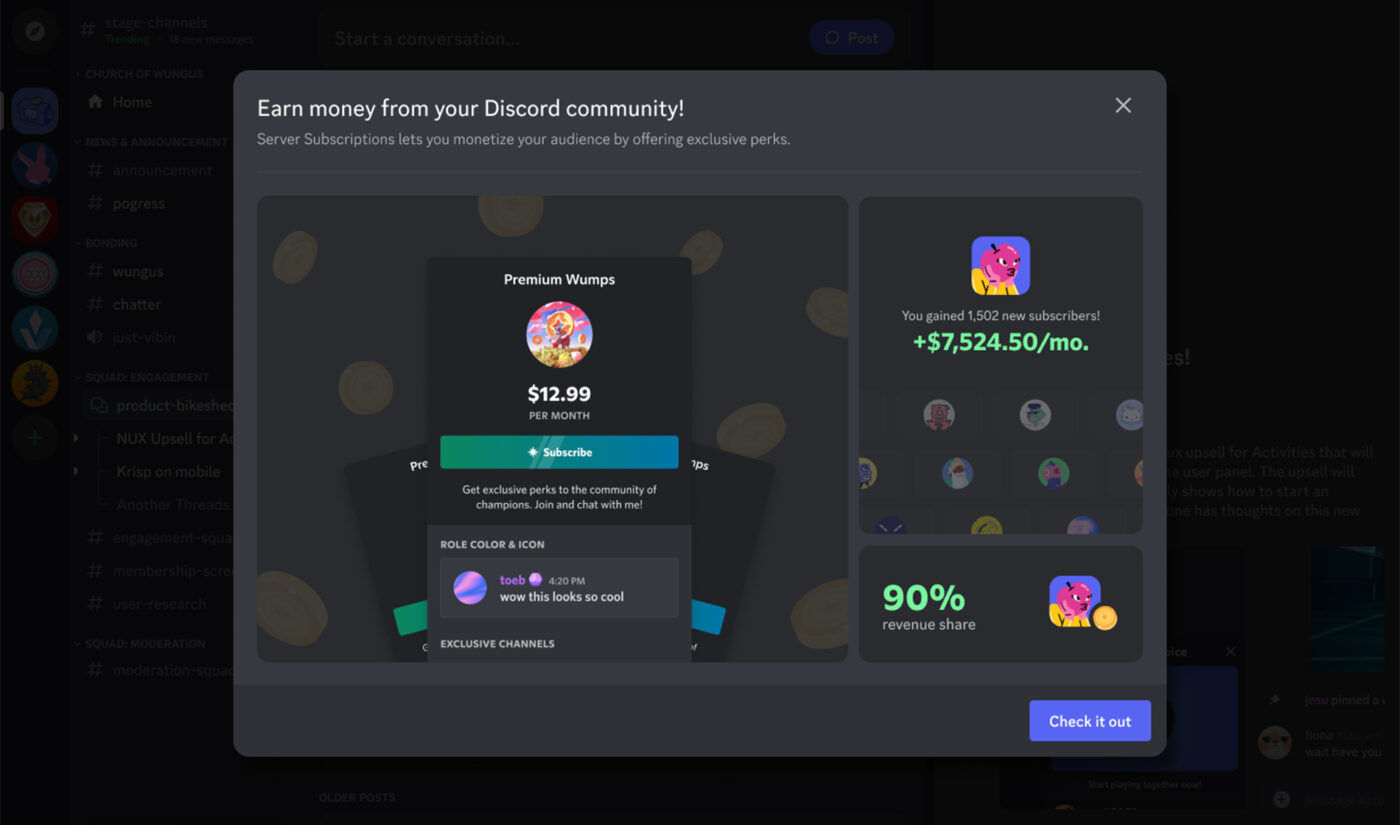 Wallpaper #xmc_AJMBSpphPi3-ZaUG235 Discords First Creator Monetization Feature is Live for All Us