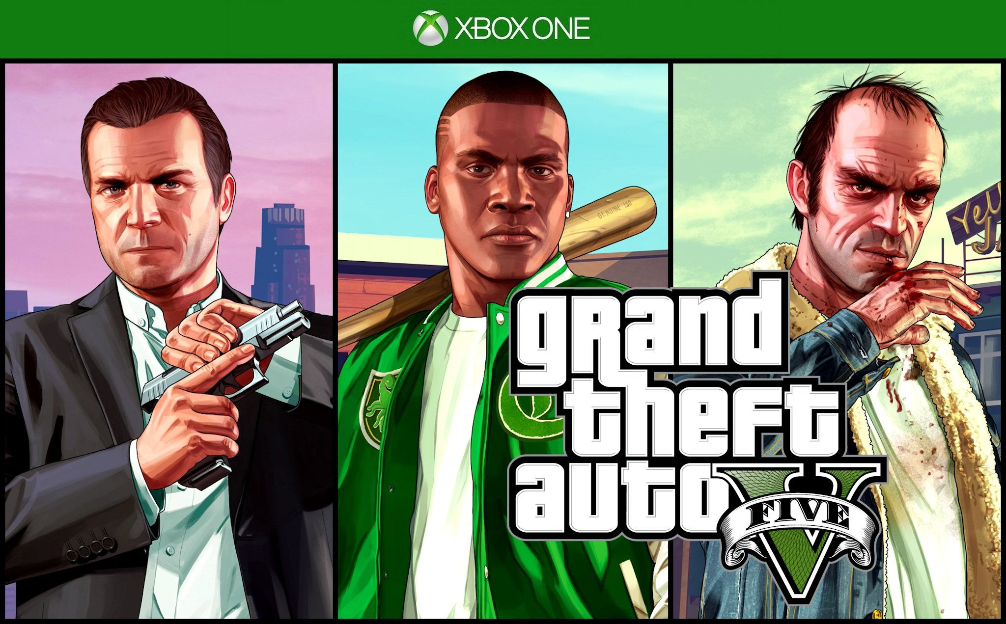 Wallpaper #5453a Gta V Xbox One Box Art Cover by Iceman423626