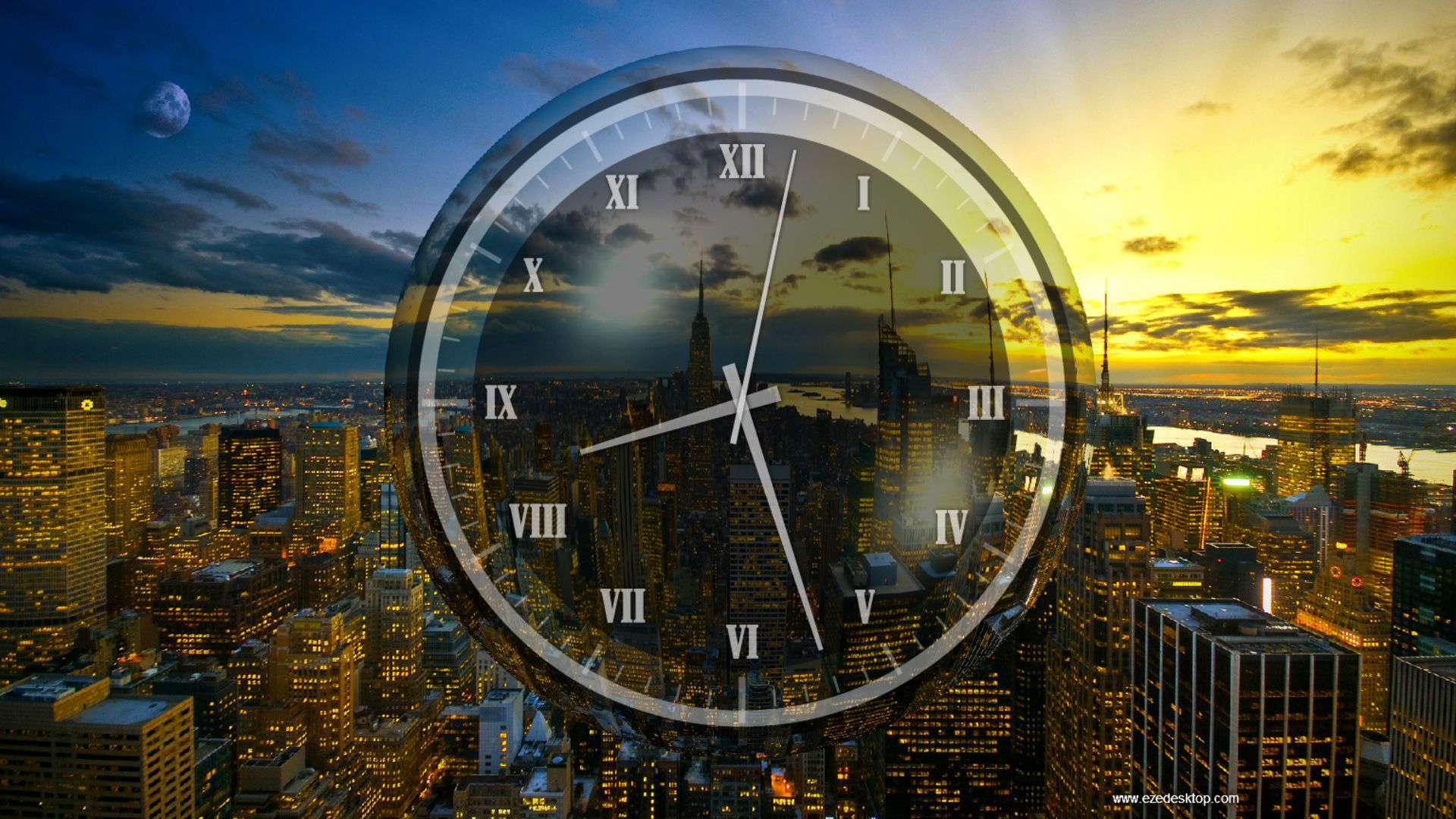 Wallpaper #4abd0 Minimalist Clock Screen Savers for Mac