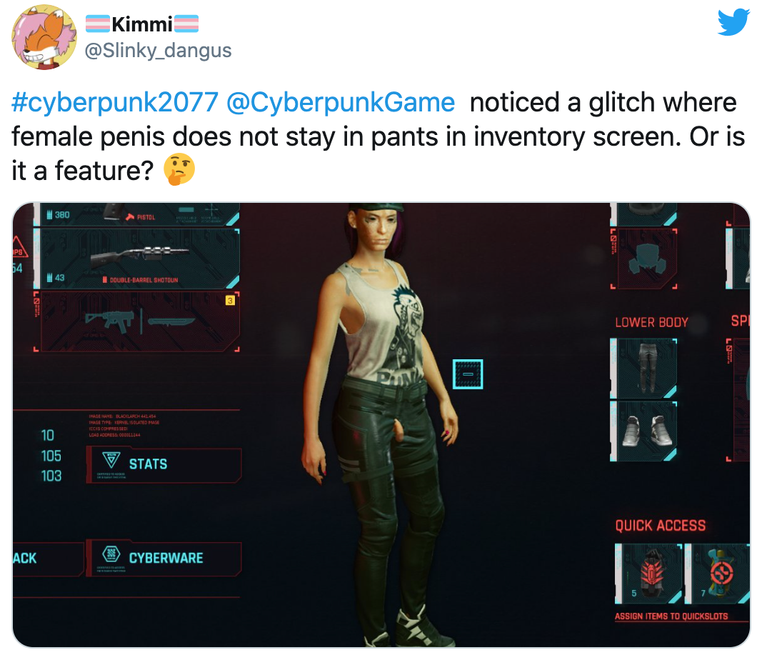 Wallpaper #FxlEAo8BtGB6xQ784Uqr46 You Can Customize Your Genitals in Cyberpunk Meme by My Xxx Hot Girl
