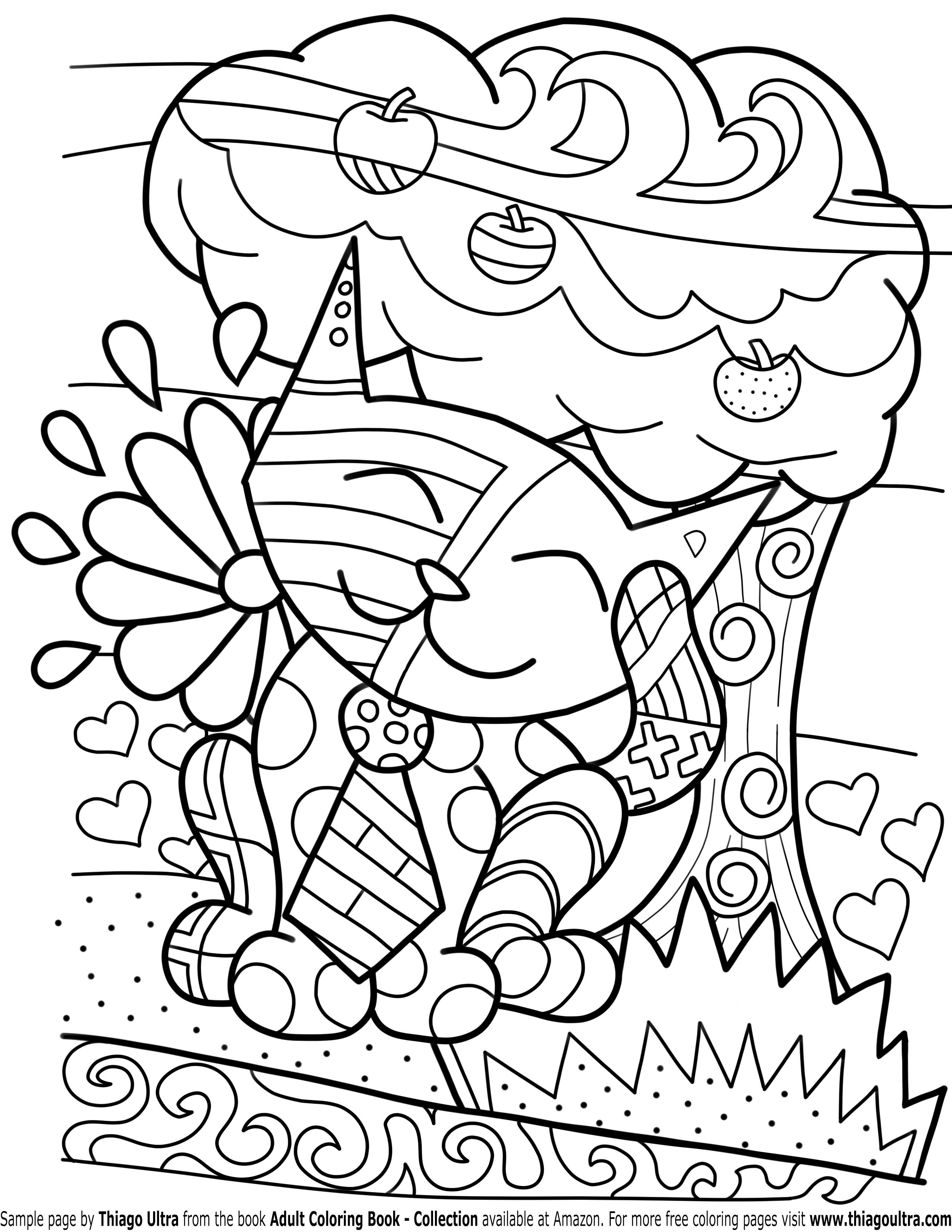 Wallpaper #zWco_ZIBSpphPi3-xppn80 High Resolution Coloring Book Pages for Adults Thekidsworksheet Riset