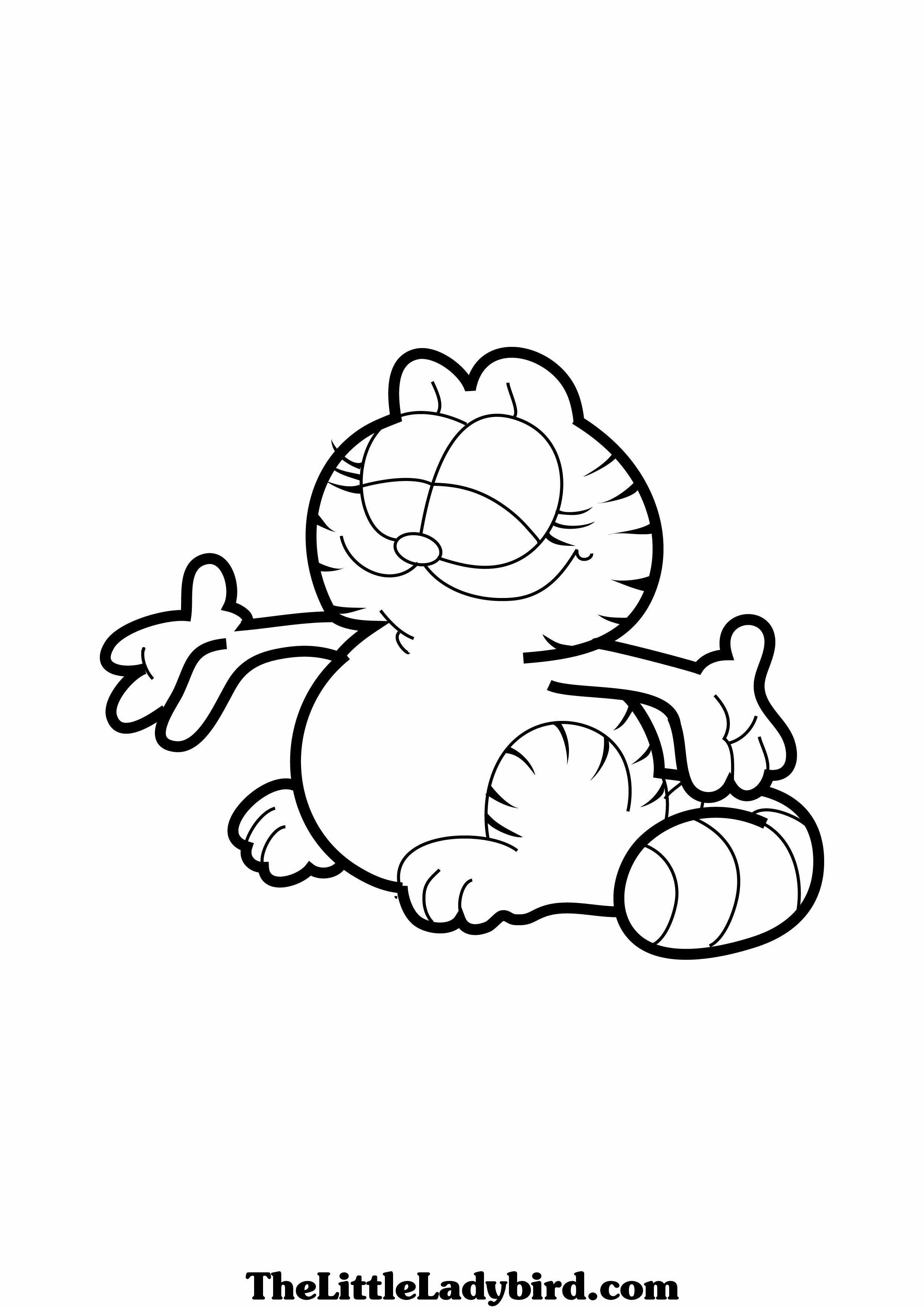 Wallpaper #JGdaBZMBSpphPi3-gLxf372 Garfield and Odie Coloring Pages at Getcoloringscom Free Printable