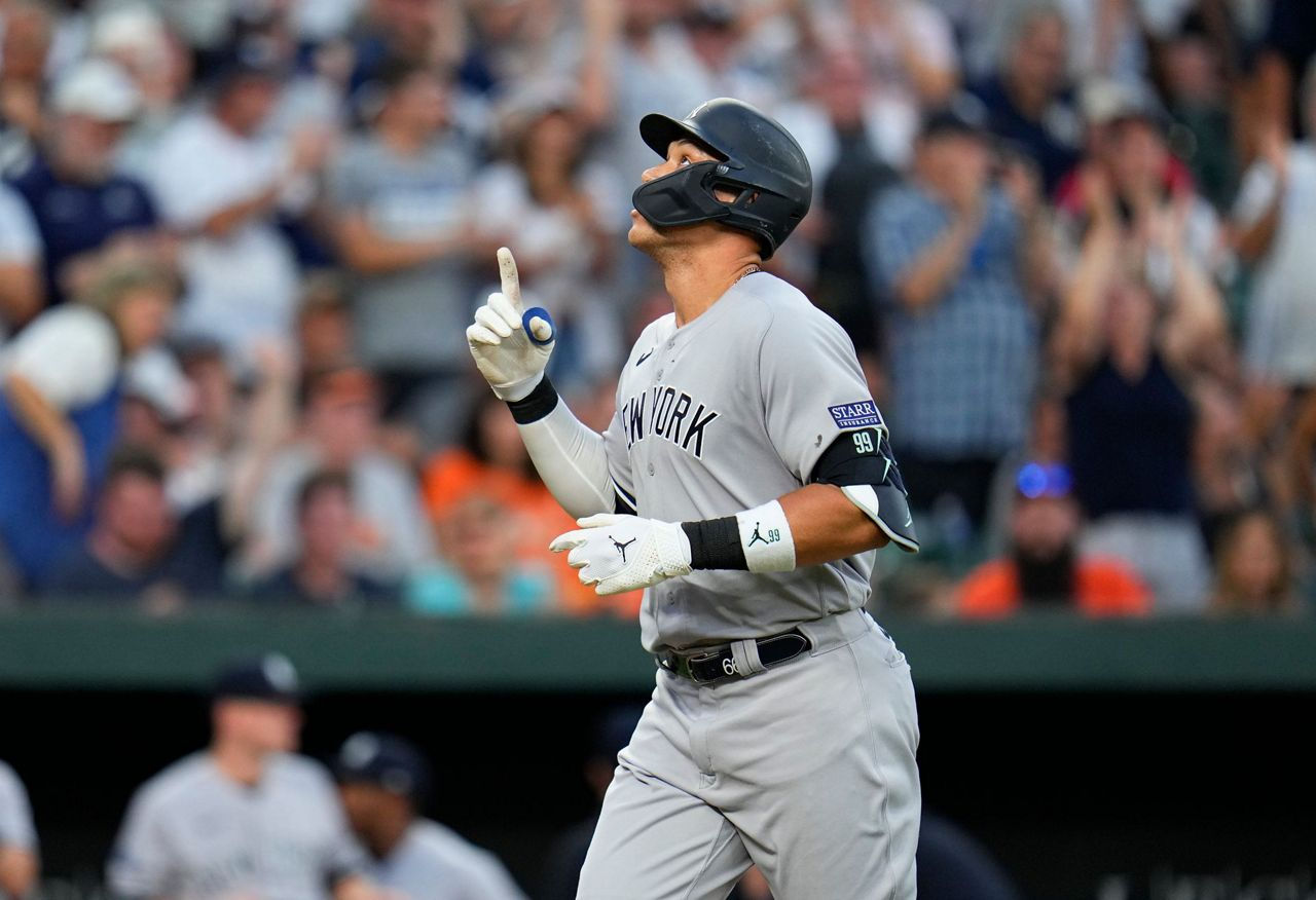 Wallpaper #ojWMkZcBk_lpvpalZZMb102 Aaron Judge Slugs 442 Foot Homer in 2nd Game Back for Yankees from Toe