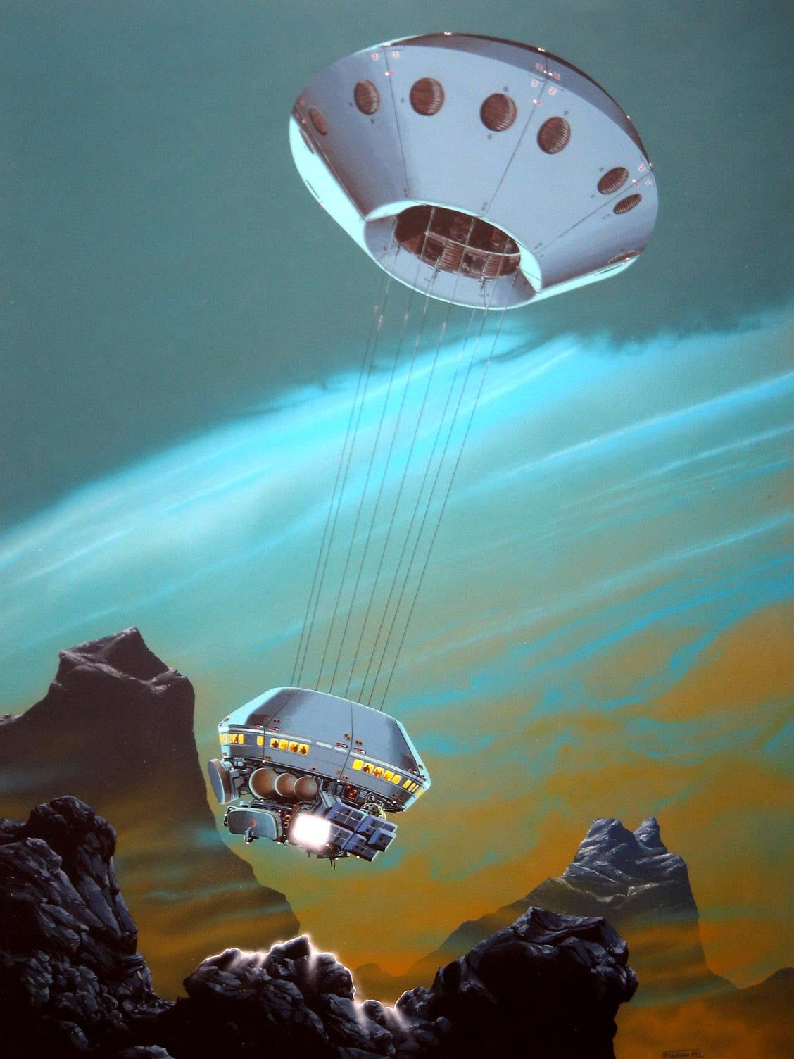 Wallpaper #f2954 Vintage Art Print Science Fiction Retro Ufo Poster Space Etsy