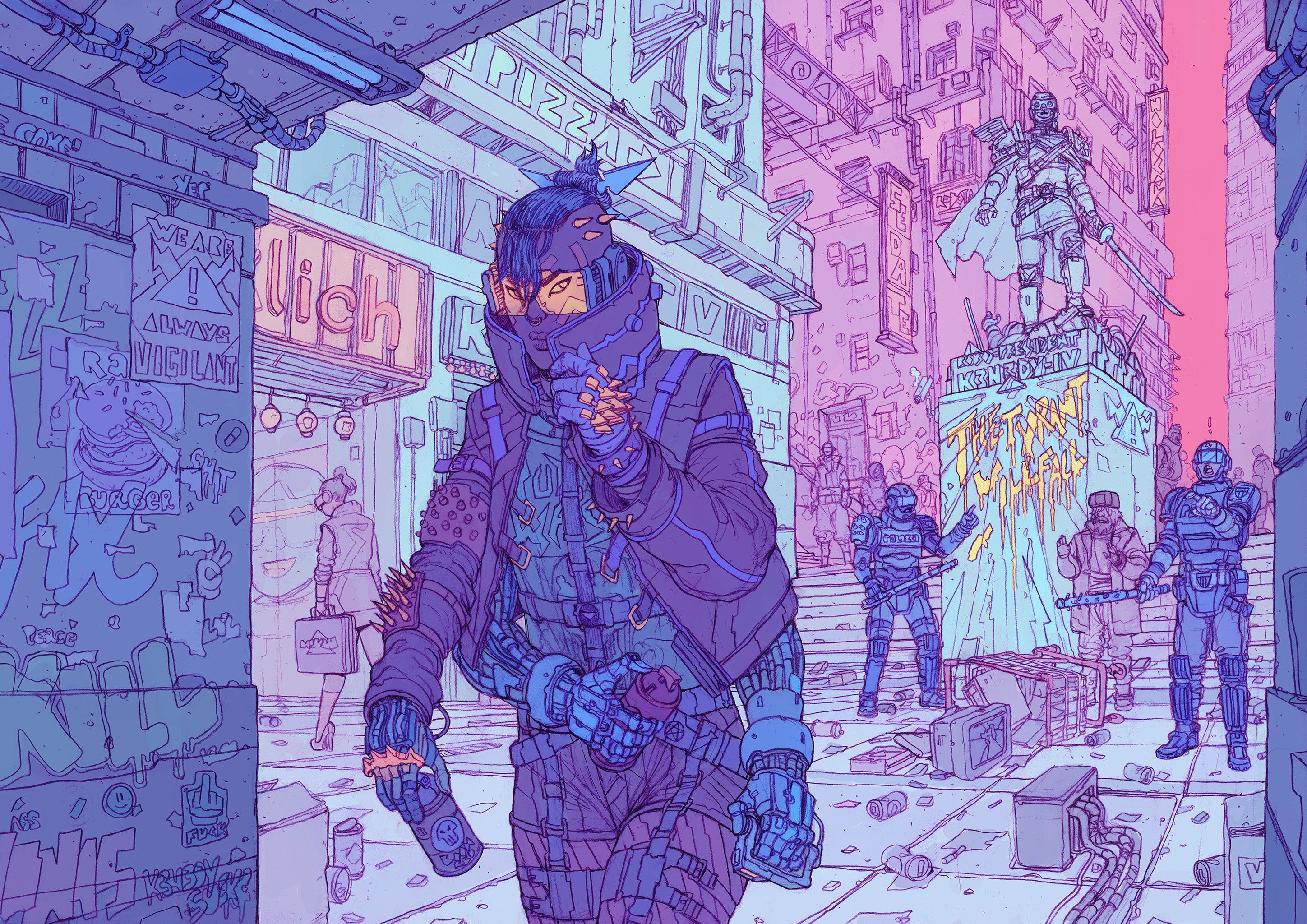 Wallpaper #NnQKxo4B_8f4nGFaRHEl42 Cyberpunk 2077s Special Cover Art is Very Nice