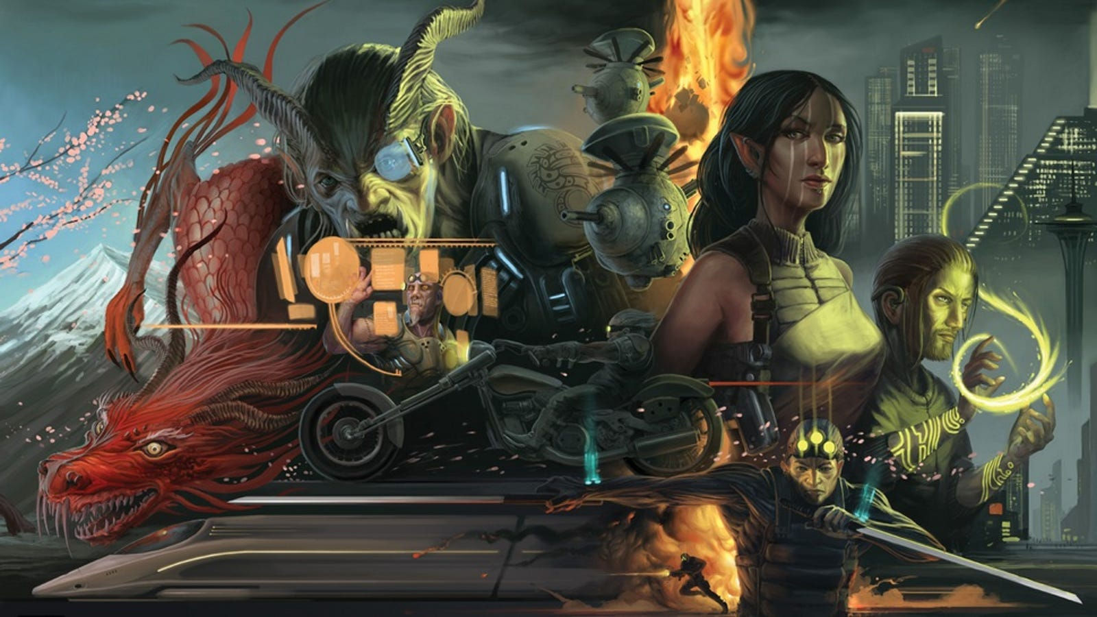 Wallpaper #9mg9FpMBSpphPi3-_gos83 Shadowrun the Cyberpunk Fantasy Game That Couldnt Keep Up with Reality