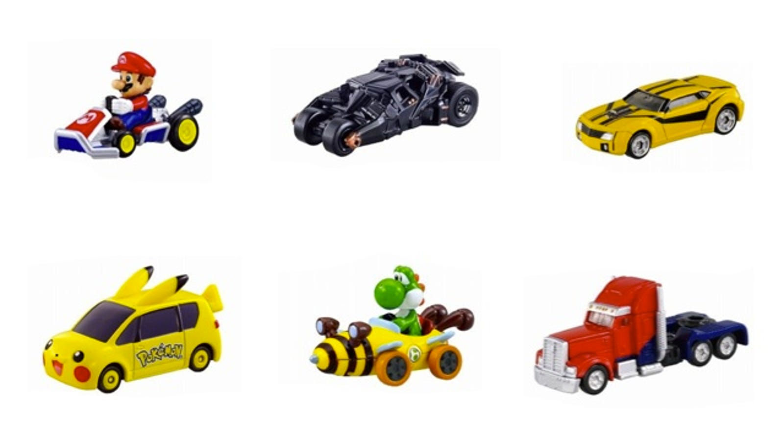 Wallpaper #Nn1E9I4Bnwiau_P6Pw-S44 Batman Mario Kart and Transformers Peel Out as Japanese Toy Cars