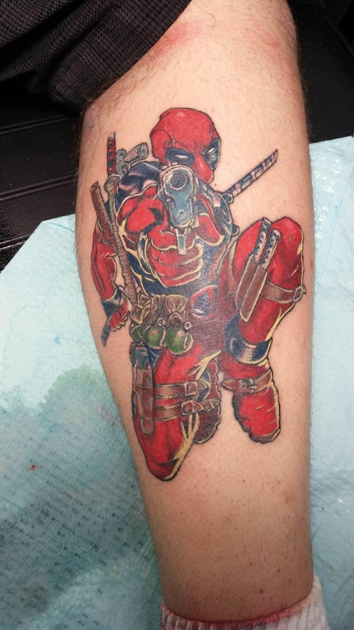 Wallpaper #9130c Marvel Tattoo Photo by Gus H Tattoo on Instagram Deadpool