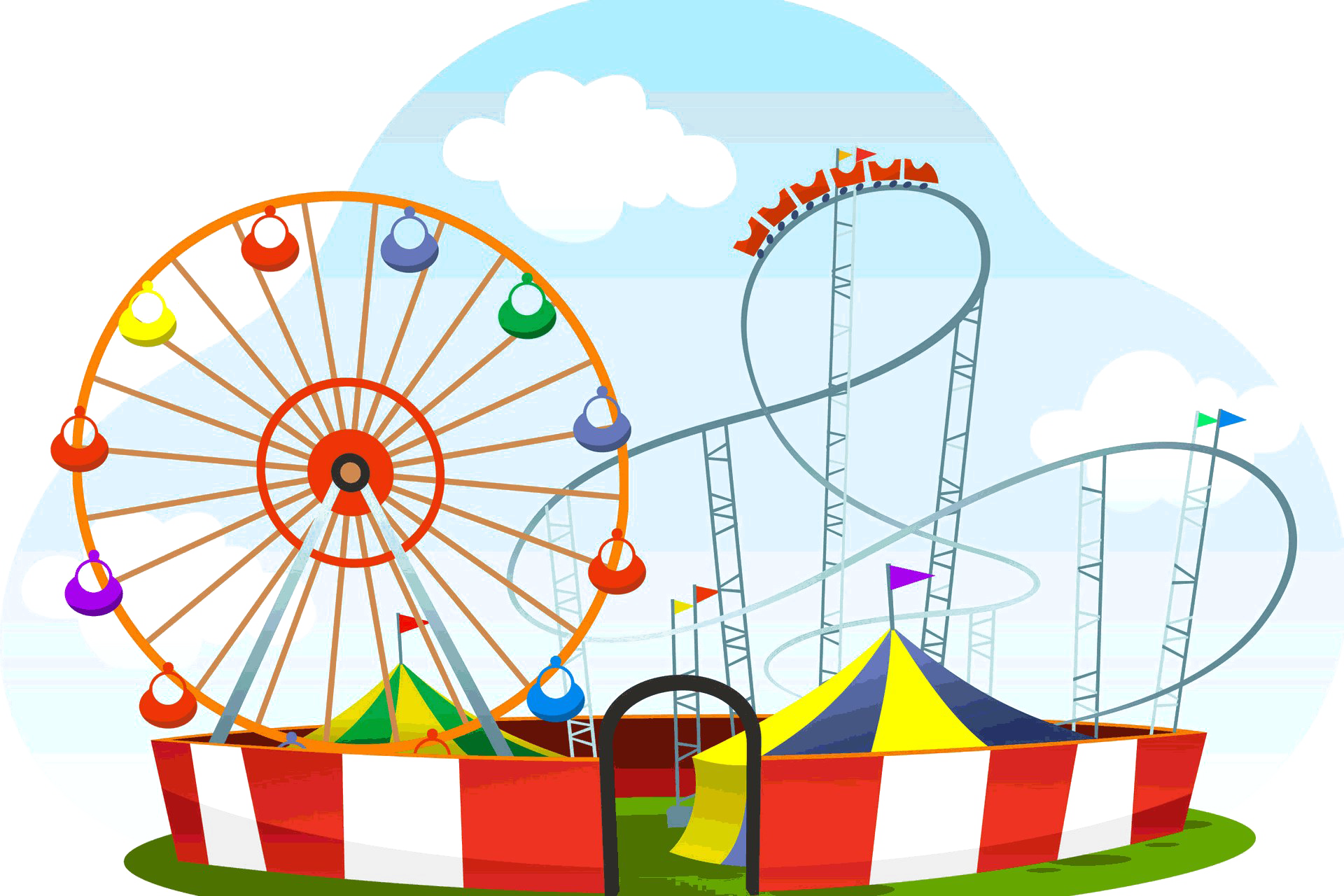 Wallpaper #b3e3KJMB-pgBXx60oau9334 Amusement Park Transparent Png All