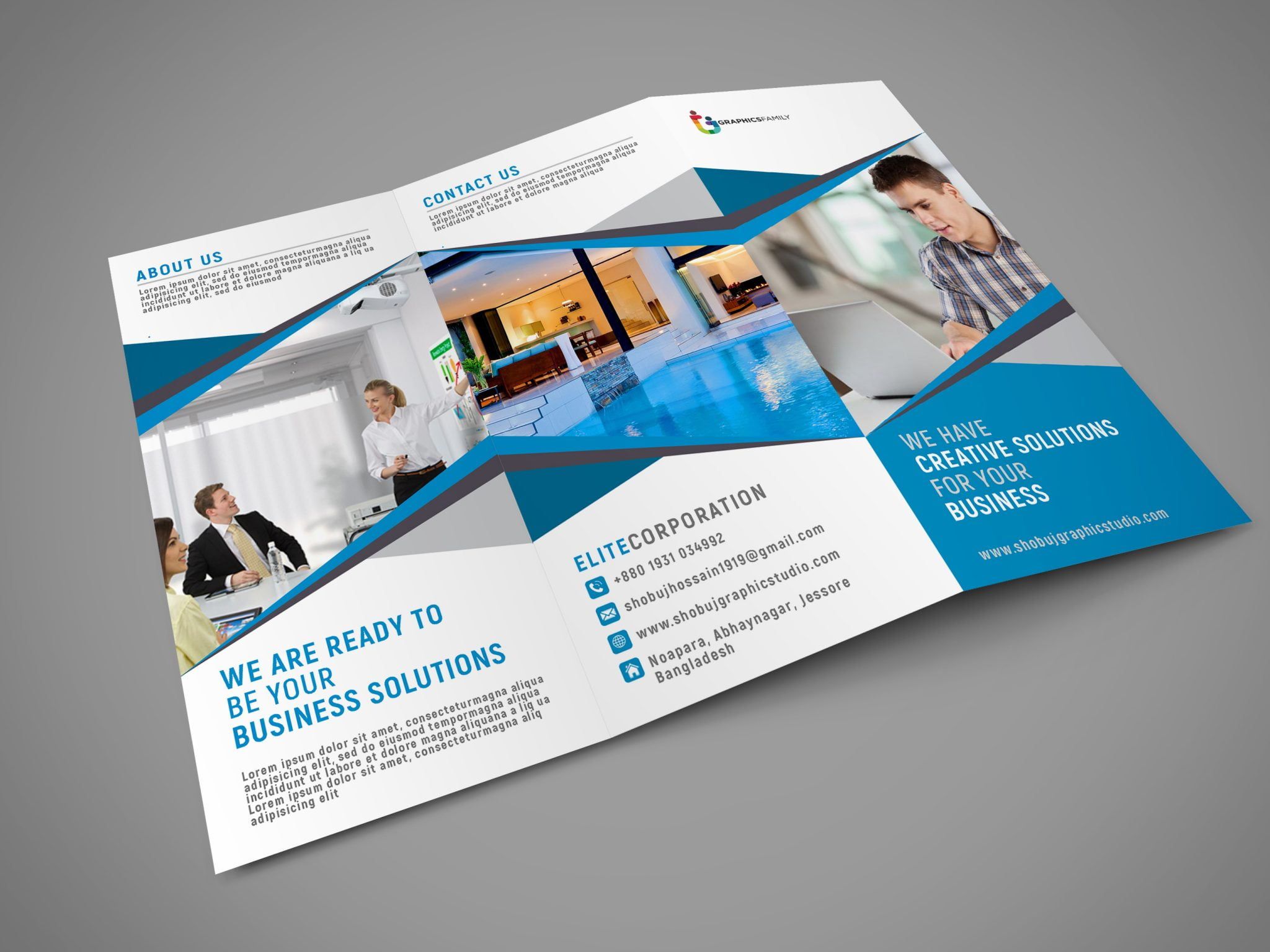 Wallpaper #652EC Travel Tri Fold Brochure Creative Brochure Templates Creative Market