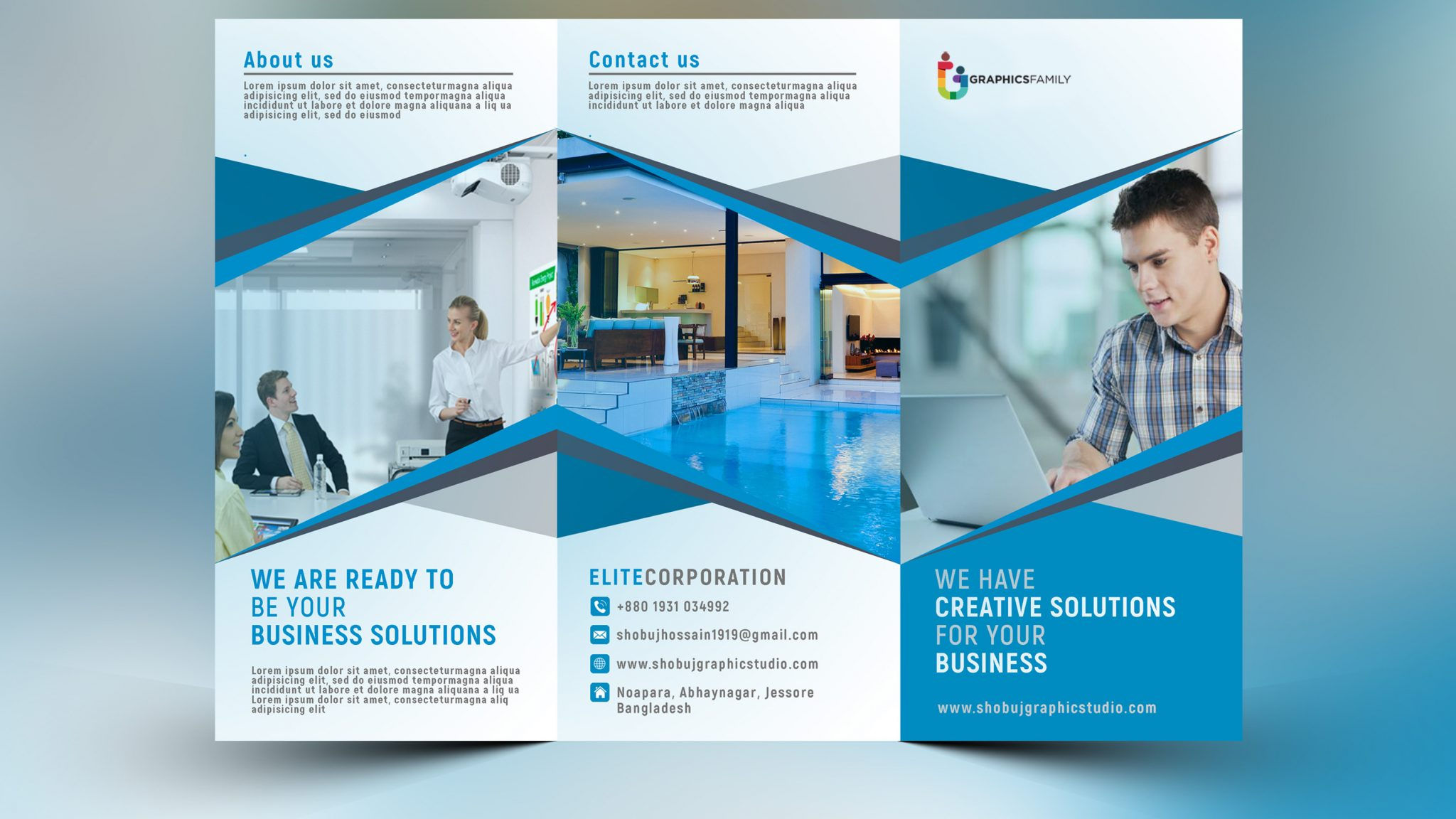 Wallpaper #652EC Travel Tri Fold Brochure Creative Brochure Templates Creative Market